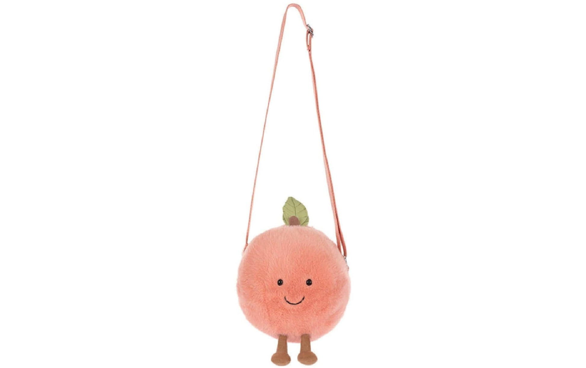 Jellycat Amuseables Peach – Umhängetasche, 4,3 l, Fruchtmotiv, Orange