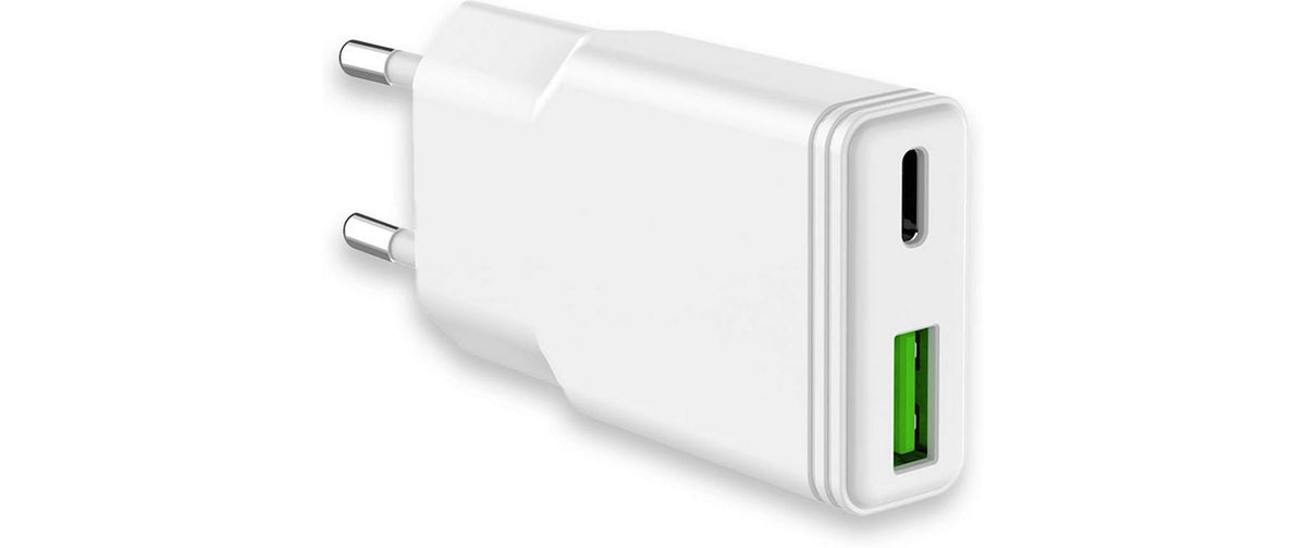 LMP Dual PA Ultra Slim USB-Wandladegerät 30 W – USB-C×1, USB-A×1 – für iPad, iPad Pro (12,9) und andere
