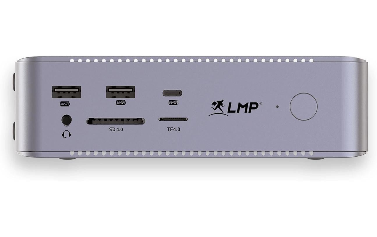 Lmp ThunderDock TB5 Thunderbolt-Hub – Thunderbolt 5, 2× HDMI, 2× USB-A, 180 W PD, 2.5GbE, TB5 × 3