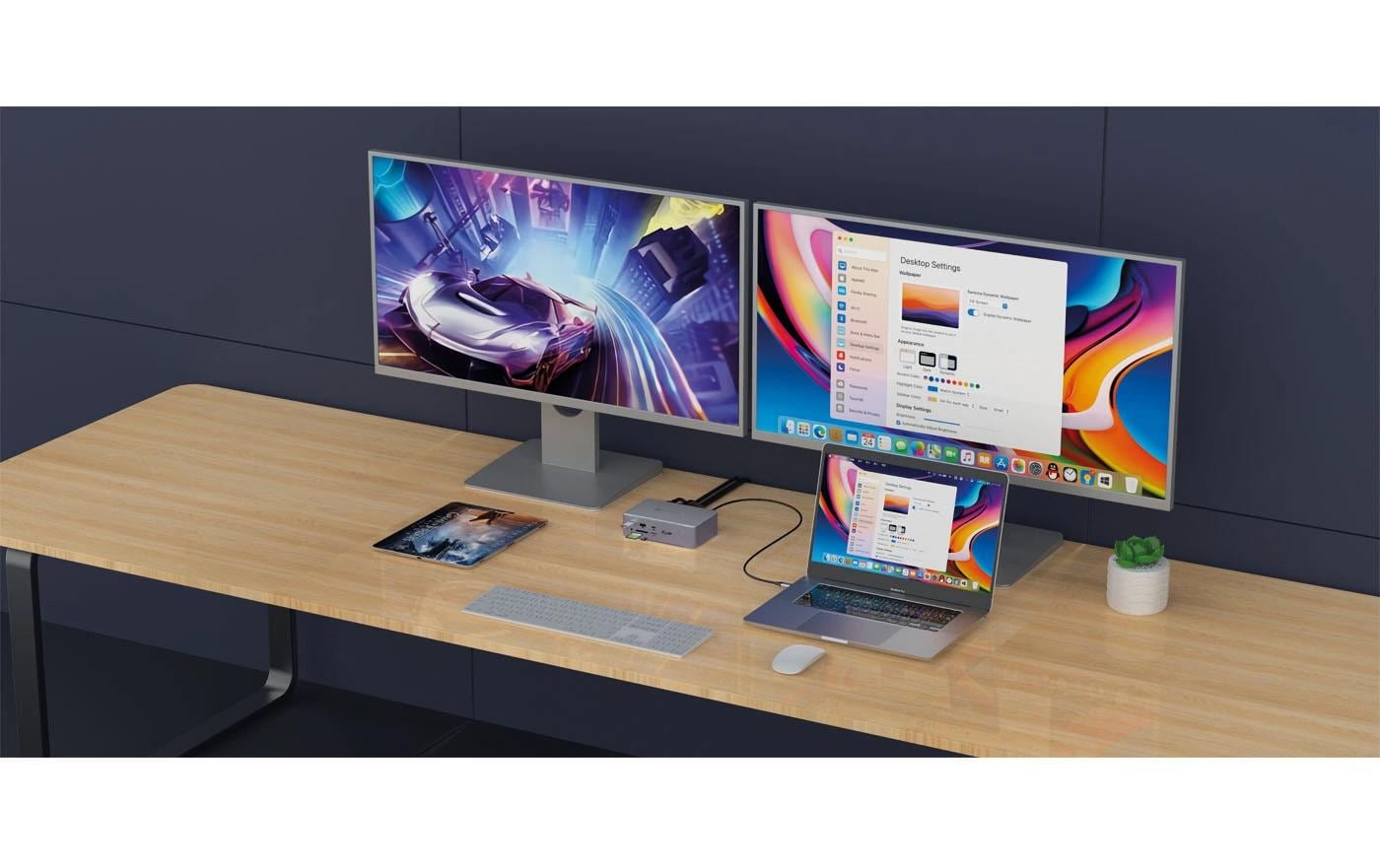 Lmp ThunderDock TB5 Thunderbolt-Hub – Thunderbolt 5, 2× HDMI, 2× USB-A, 180 W PD, 2.5GbE, TB5 × 3