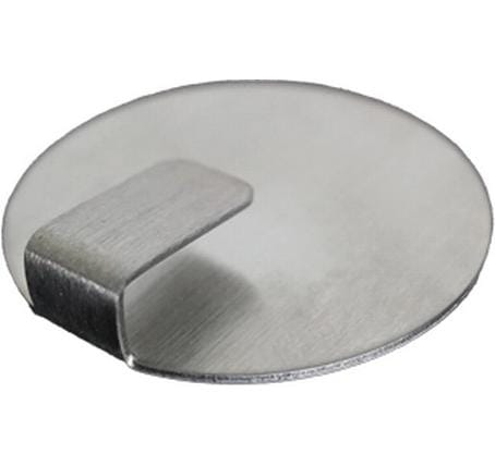 Magtab Klebehaken – Metall, 2,6 kg, Klebestreifen, 3,5×3,5 cm, Grau