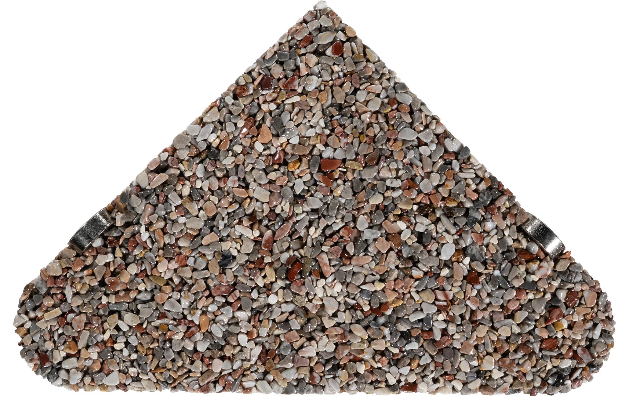 Magtab Seifenhalter (Wand) Korallentraum – Naturstein, Magnetbefestigung, 21×1,5 cm, Rot
