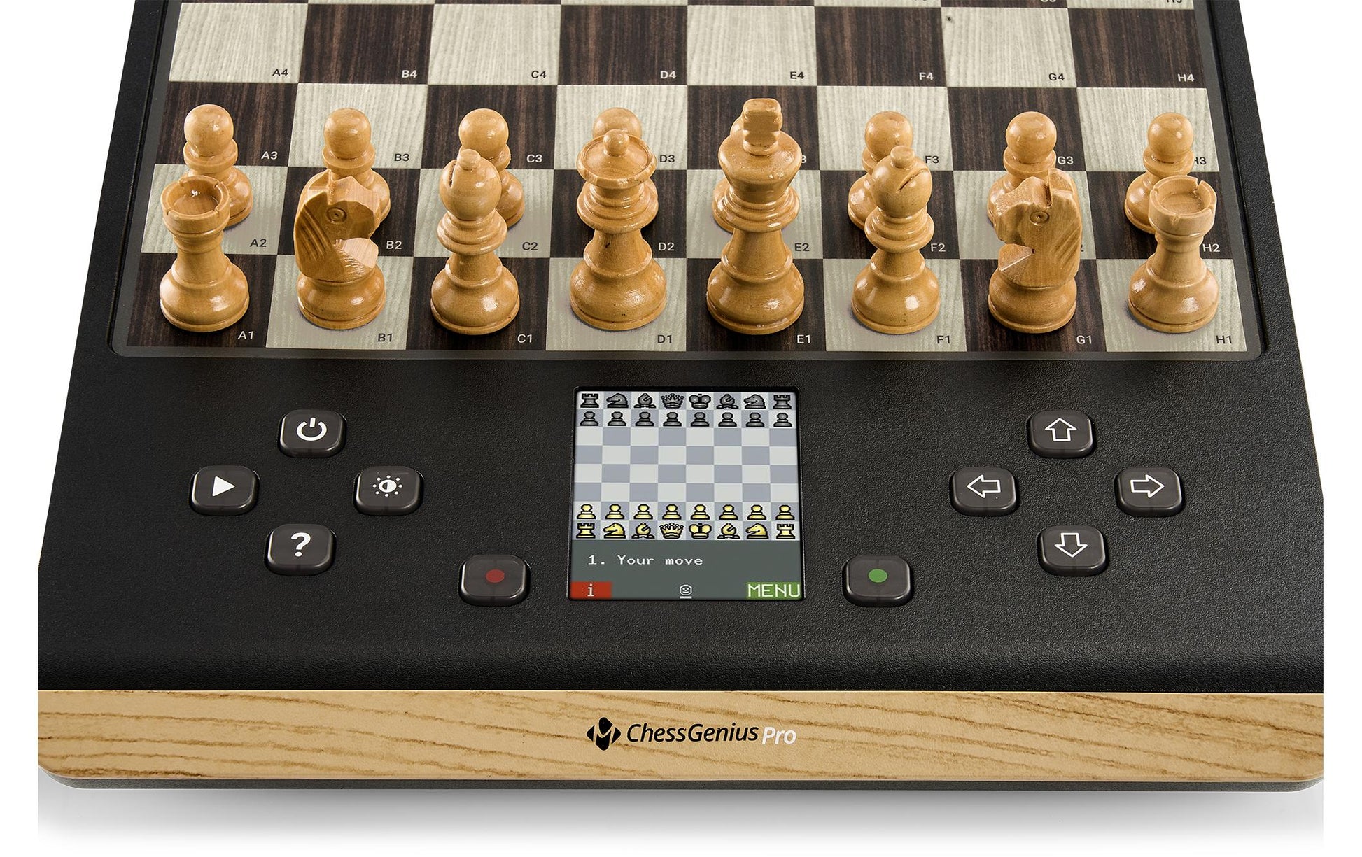 Millennium chess Genius Pro 2024 – Logikspiel, 1–2 Spieler, ab 8 Jahren, 5 Min., DE/EN/FR/IT/NL/RU/ES