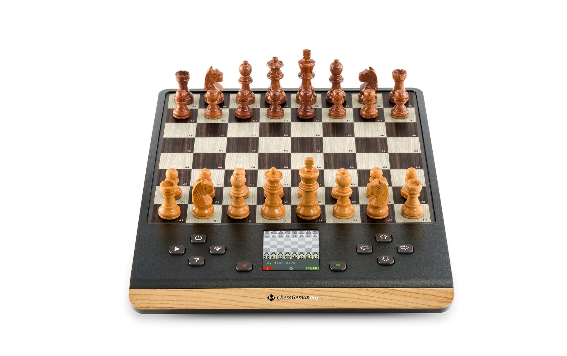 Millennium chess Genius Pro 2024 – Logikspiel, 1–2 Spieler, ab 8 Jahren, 5 Min., DE/EN/FR/IT/NL/RU/ES