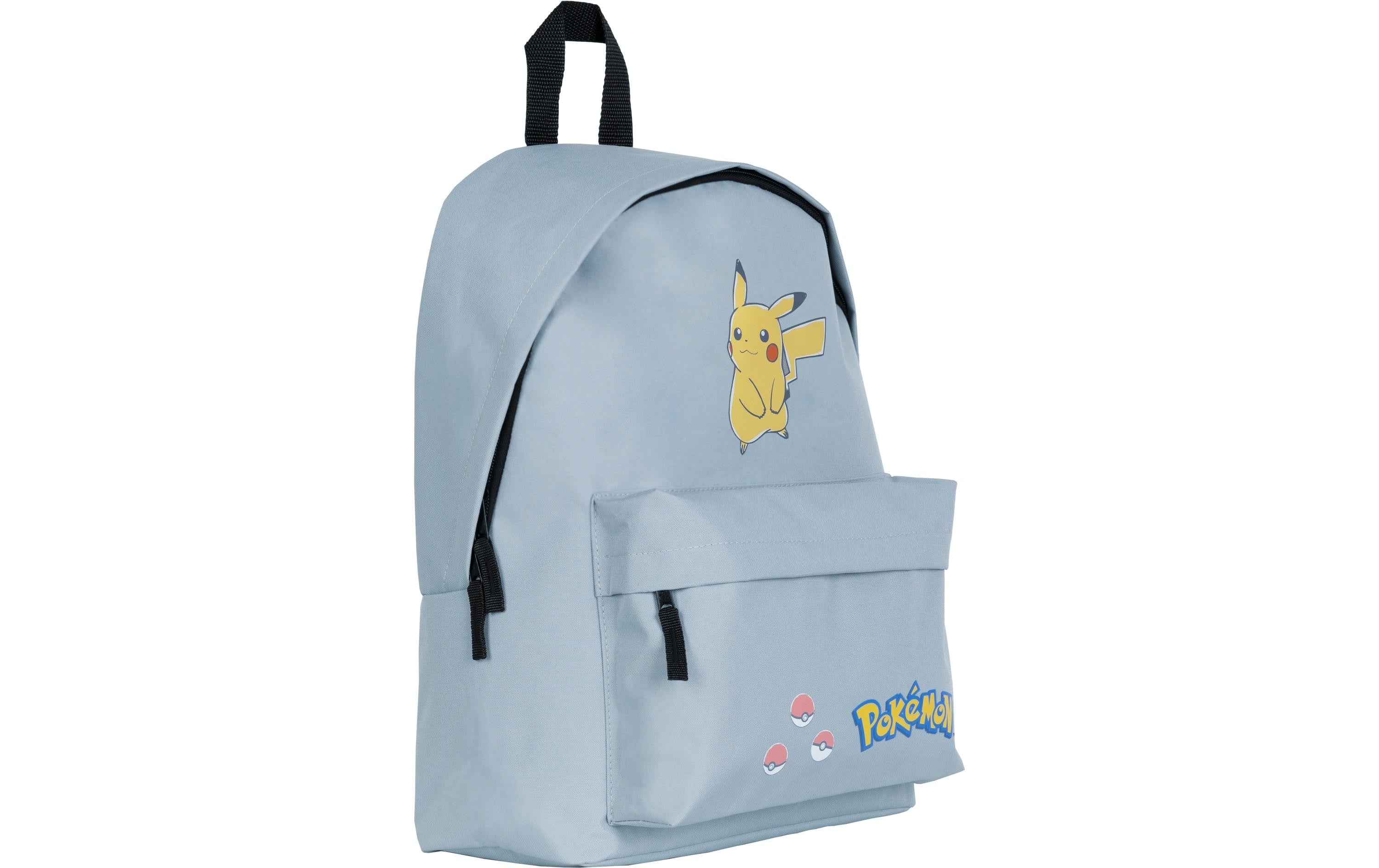 Undercover Kindergartenrucksack – 7 l, Polyester – Pokémon, Blaugrau, 290 × 390 × 135 mm