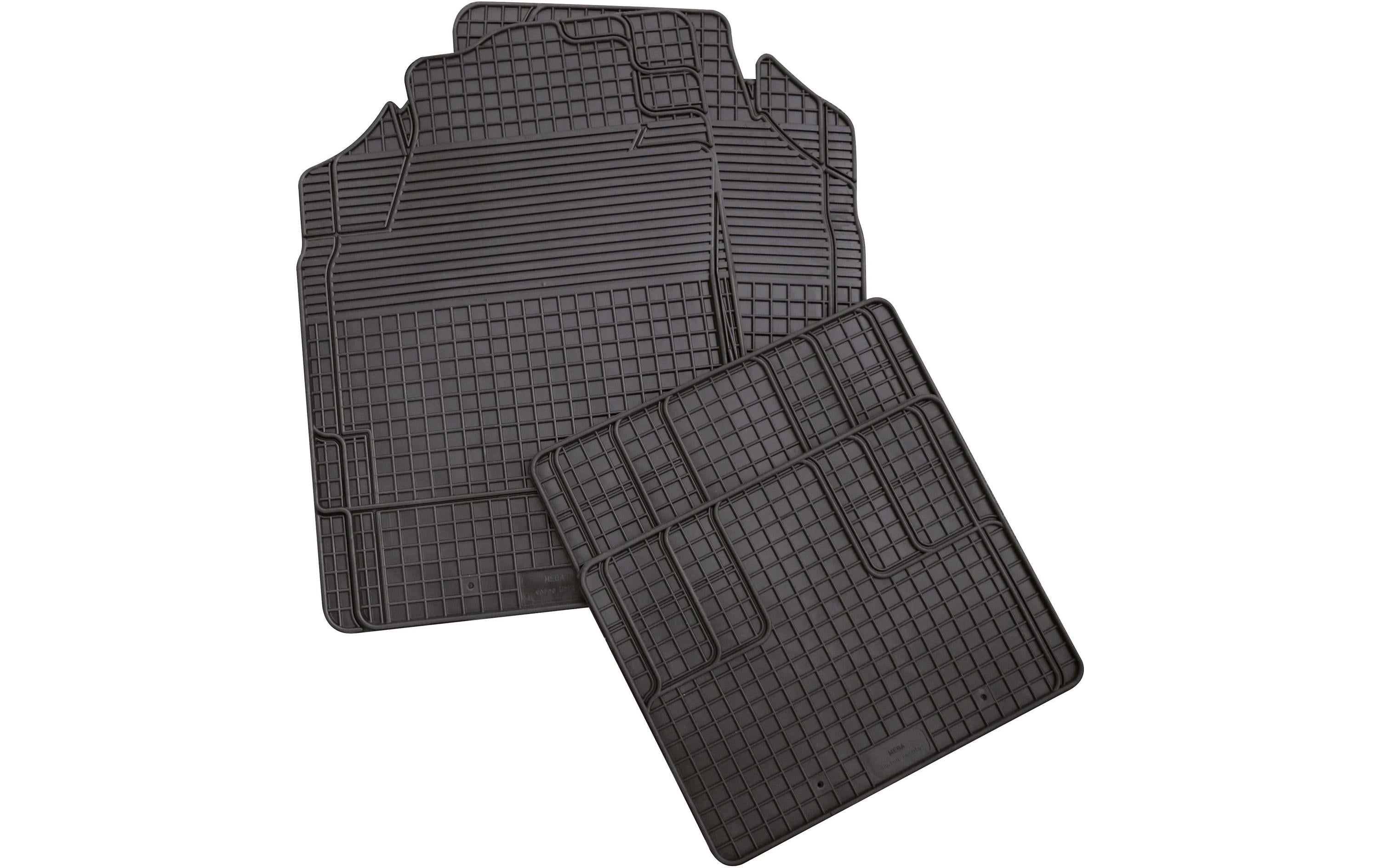HP Autozubehör Eco Gummimatten – 49,5 × 69,5 cm – 4-teilig – Schwarz