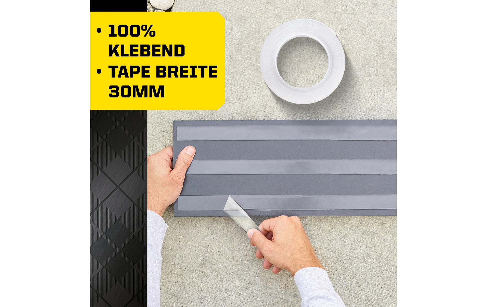 Scotch Montageband – 30 mm × 3 m, transparent, wetterfest