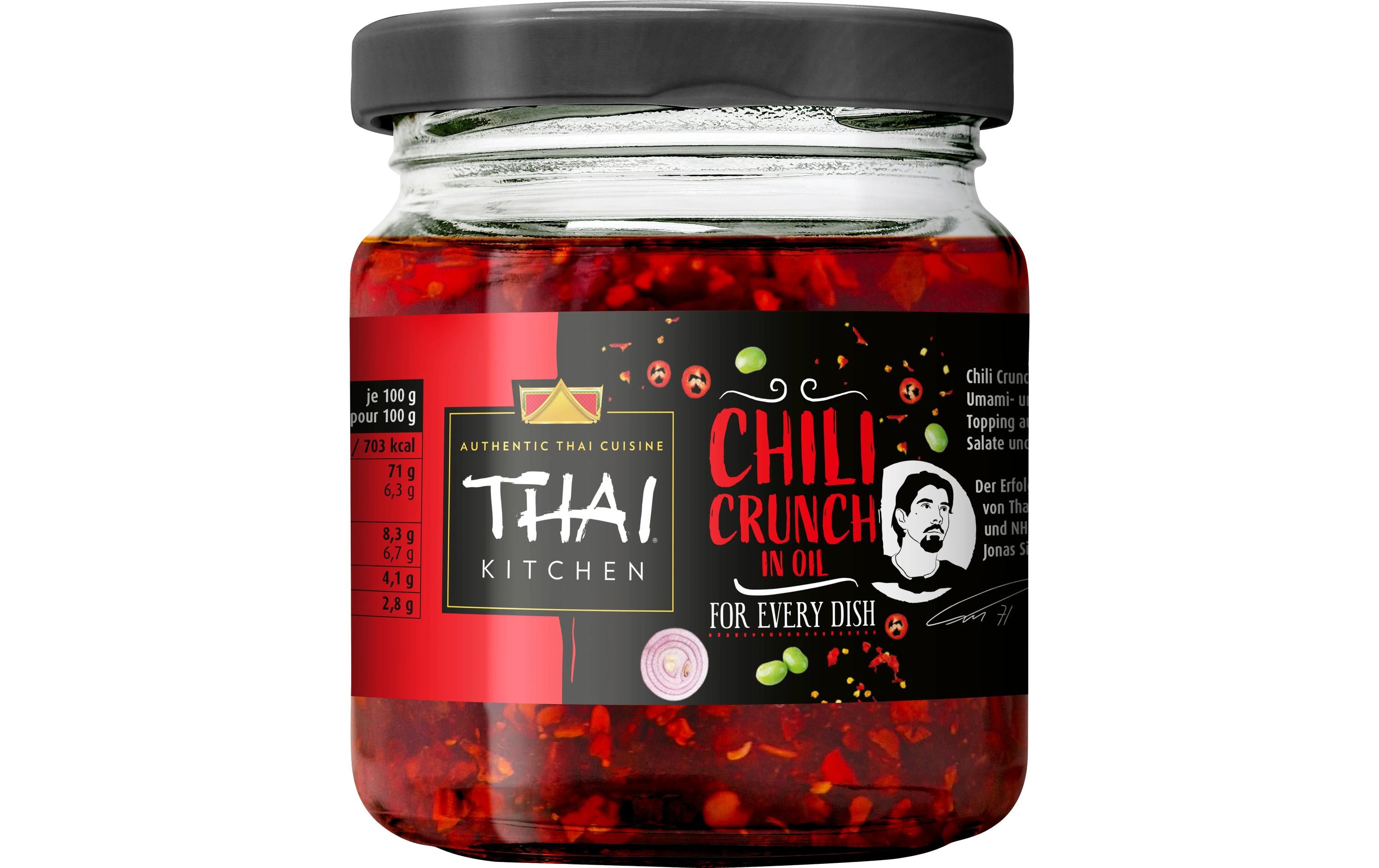 Thai Kitchen Chilisauce Knusprige Chilis in Rapsöl – 150 g
