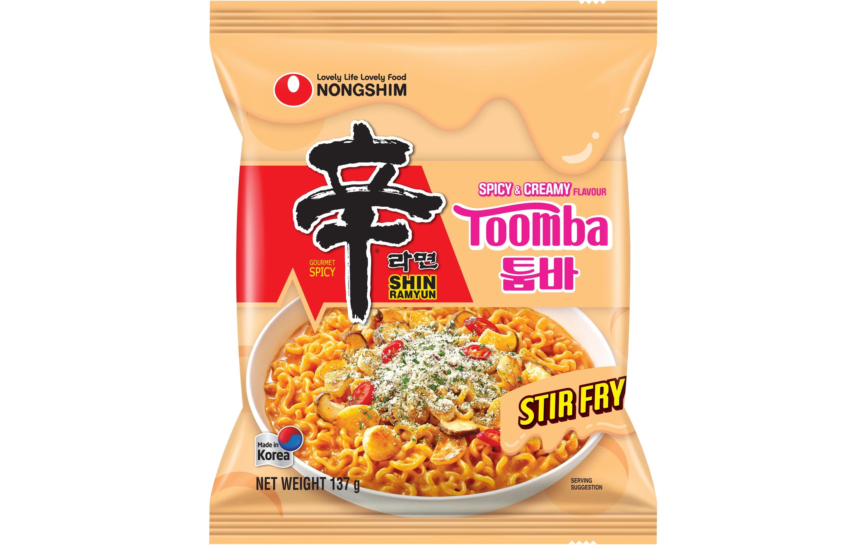 Nongshim Instantnudeln scharf & cremig – 137 g