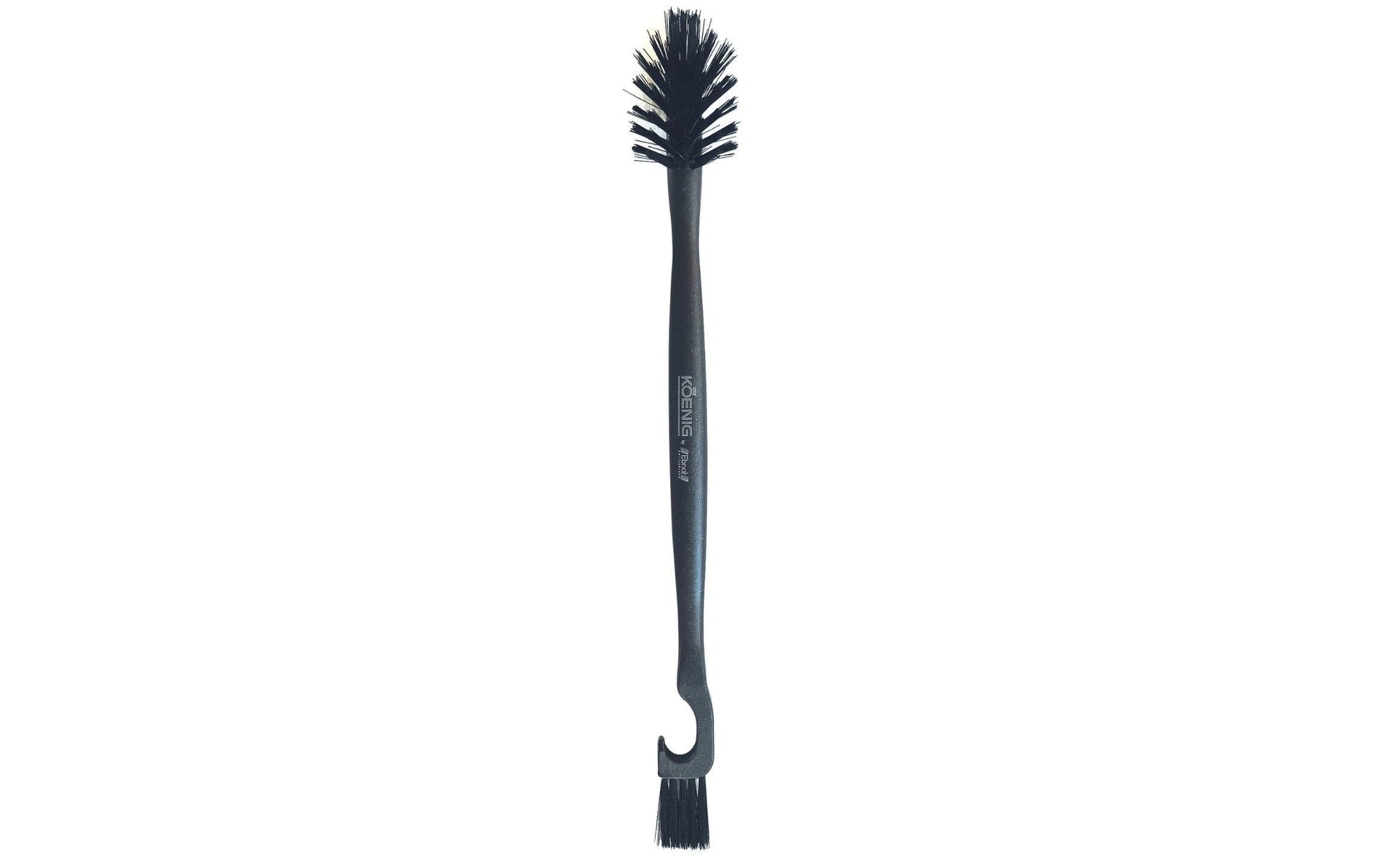 KOENIG Fugen-/Detailbürste Finessa – 21,5 cm, Nylon, blau/grau, für Kaffeemaschinen