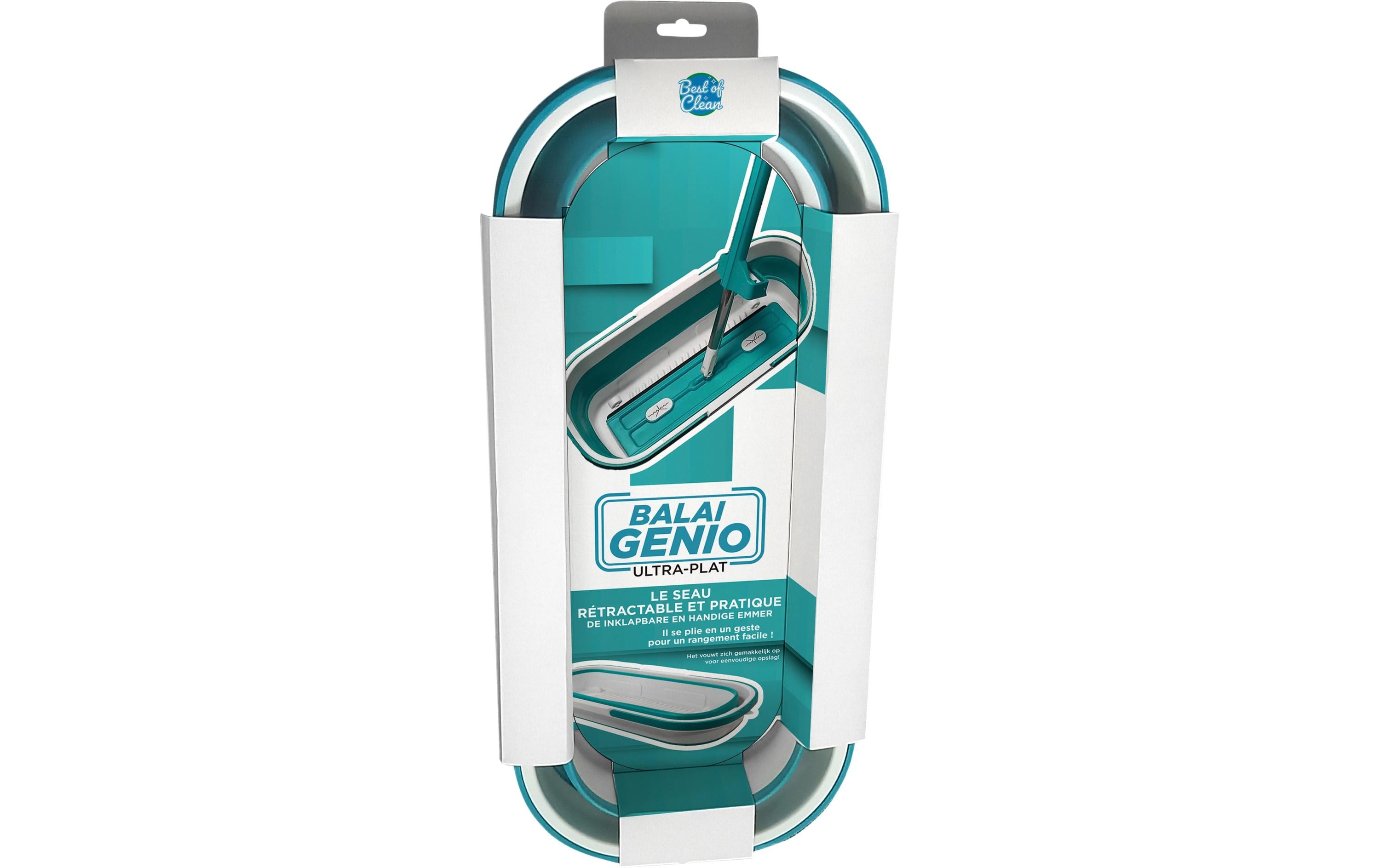 Cpc Best of Clean Putzeimer Genio – 9 l – faltbar – Kunststoff (PP/TPE) – grün/weiss