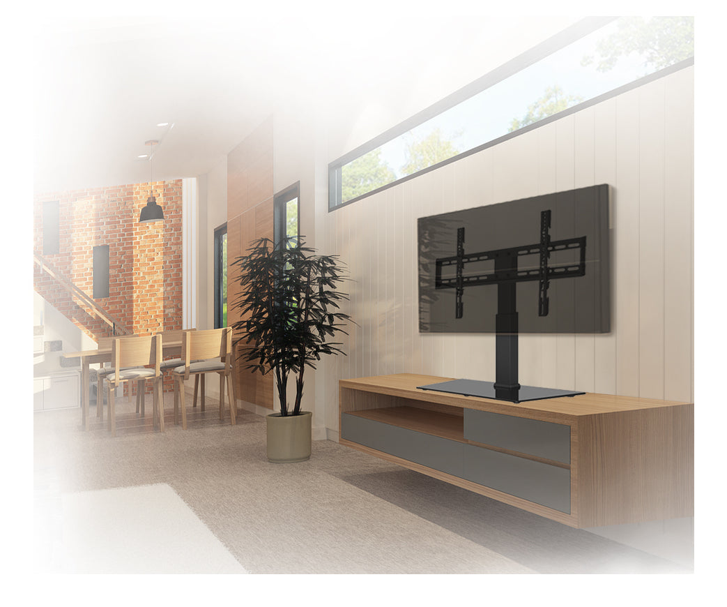 myWall My Wall Tischständer – 32–70" – VESA 100×100–600×400 – bis 40 kg, Höhenverstellbar, drehbar – HP 2 BRA