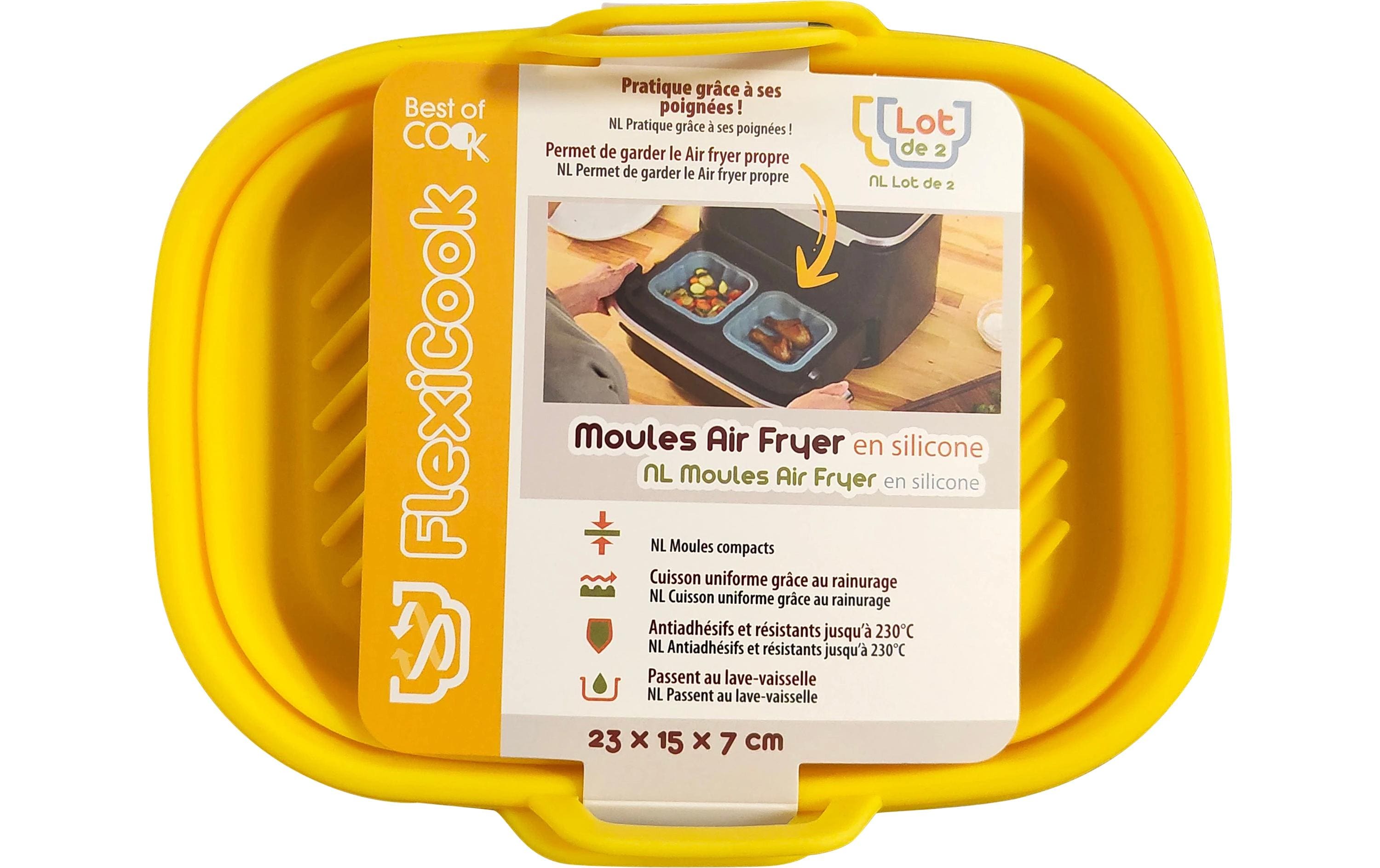 Cpc Backmatte 2er-Set, 15,5 × 20,5 cm, 15,5 × 23 cm, Silikon, Gelb