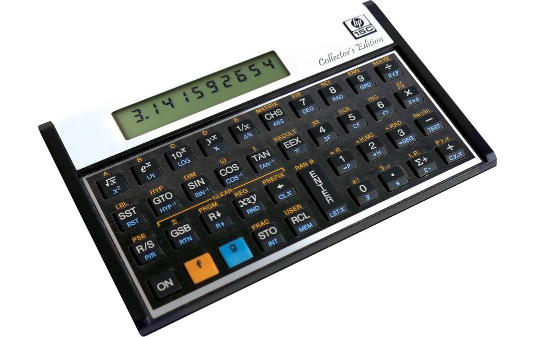 HP Wissenschaftlicher Taschenrechner 15C – 10-stellig – Batteriebetrieben – Schwarz/Silber