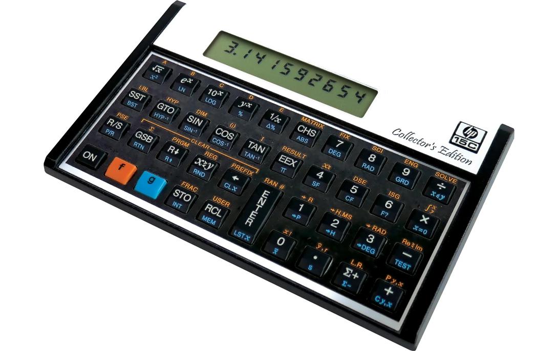 HP Wissenschaftlicher Taschenrechner 15C – 10-stellig – Batteriebetrieben – Schwarz/Silber