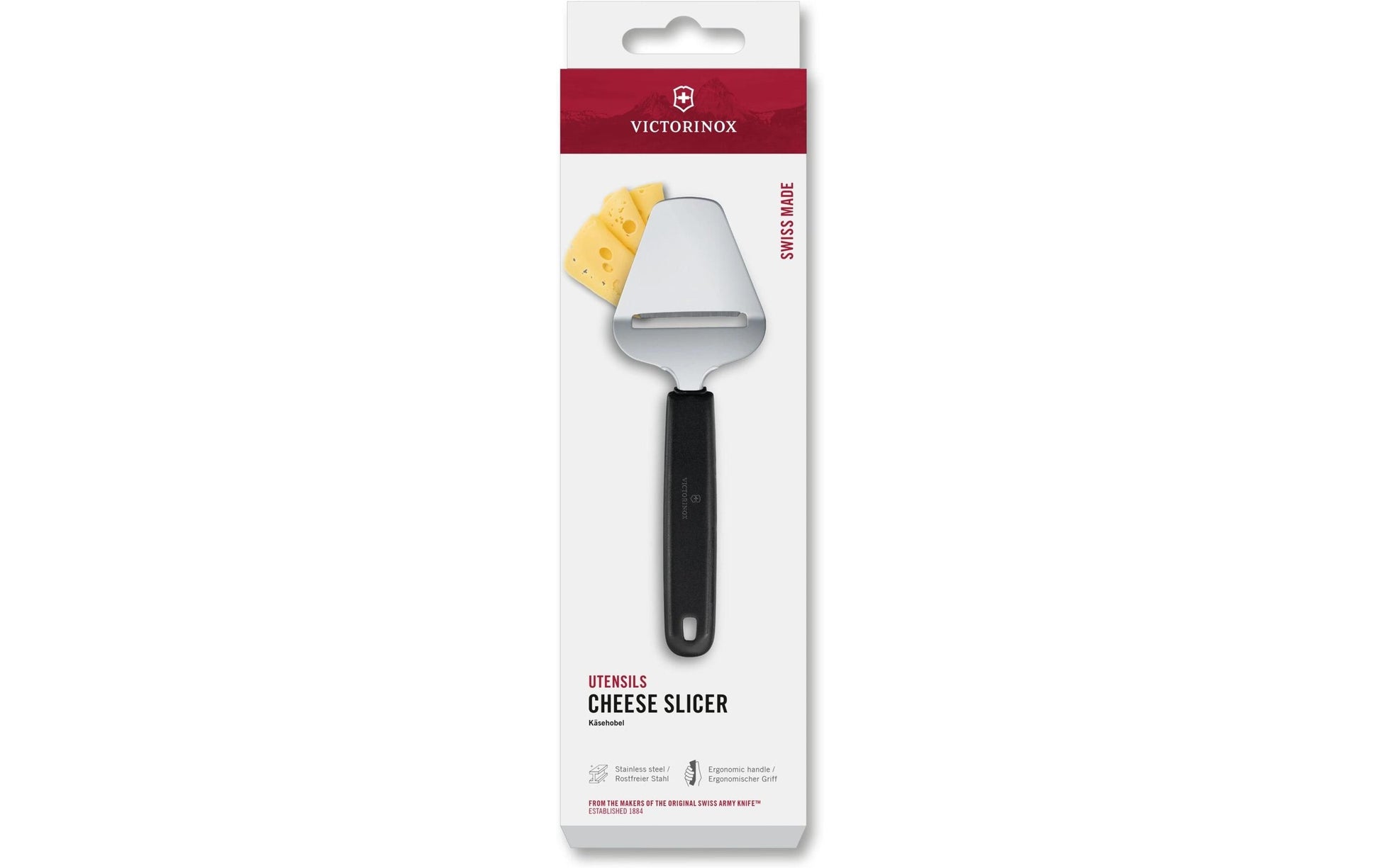 Victorinox Käsemesser 22 cm, Edelstahl, Griff Polypropylen (PP), Schwarz