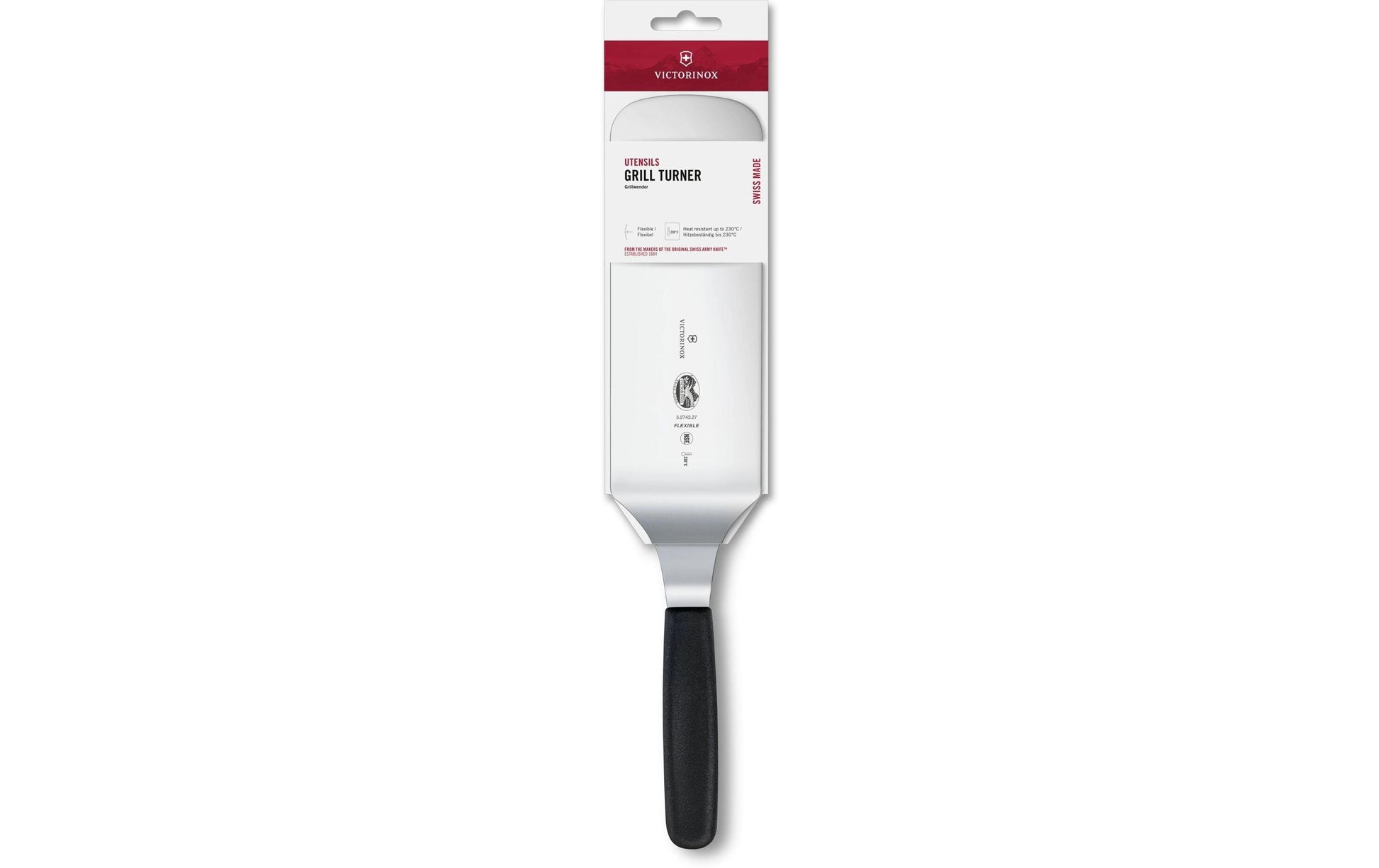 Victorinox Grillwender 38 cm, Edelstahl/Polyamid (PA), Schwarz
