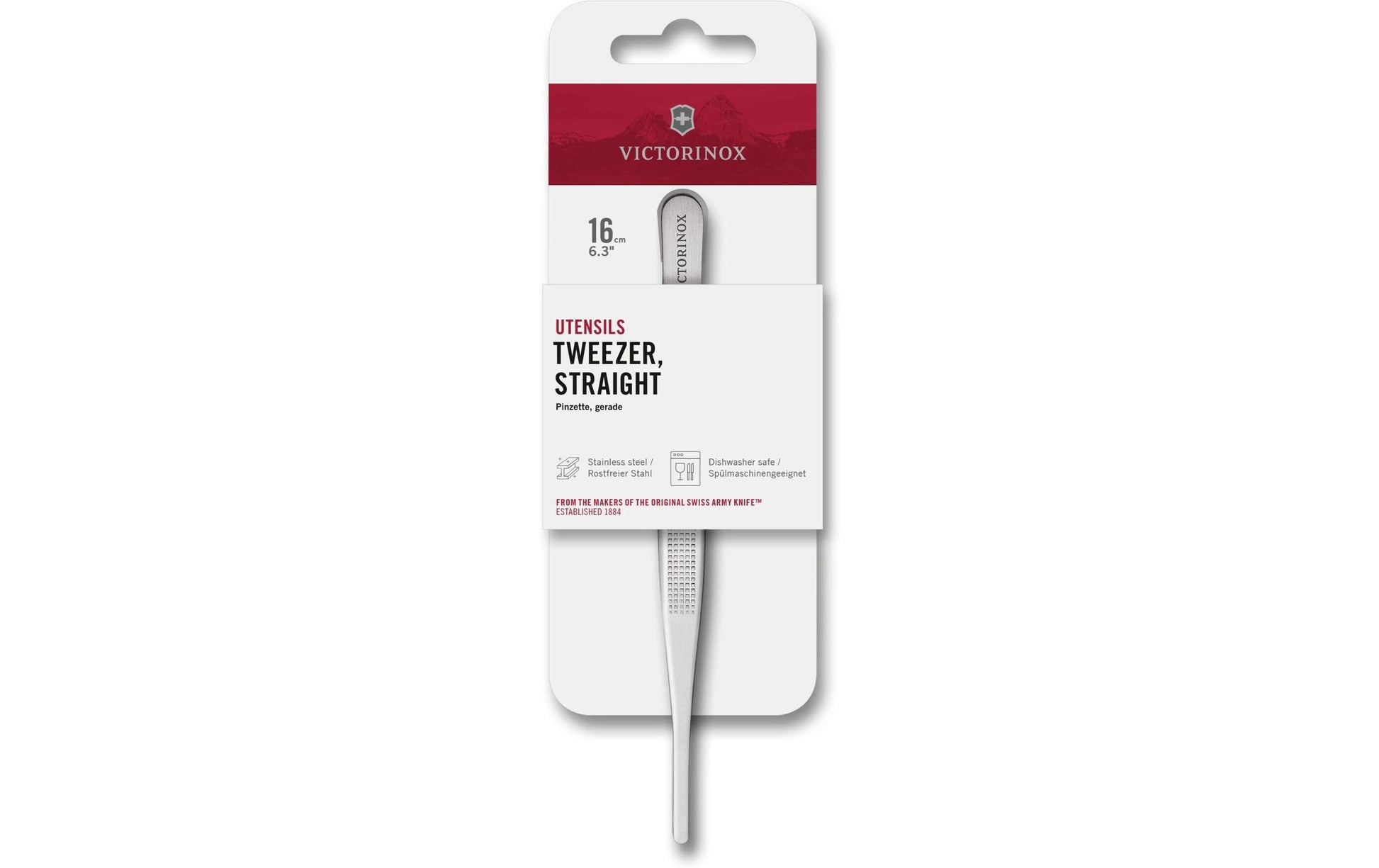 Victorinox Pinzette 16 cm, Edelstahl, grau