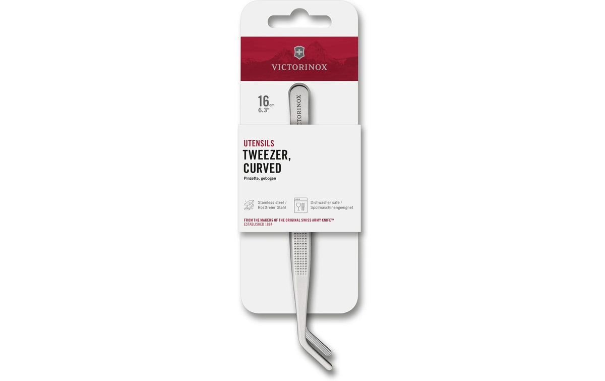 Victorinox Pinzette 15,6 cm, gebogen, Edelstahl, grau