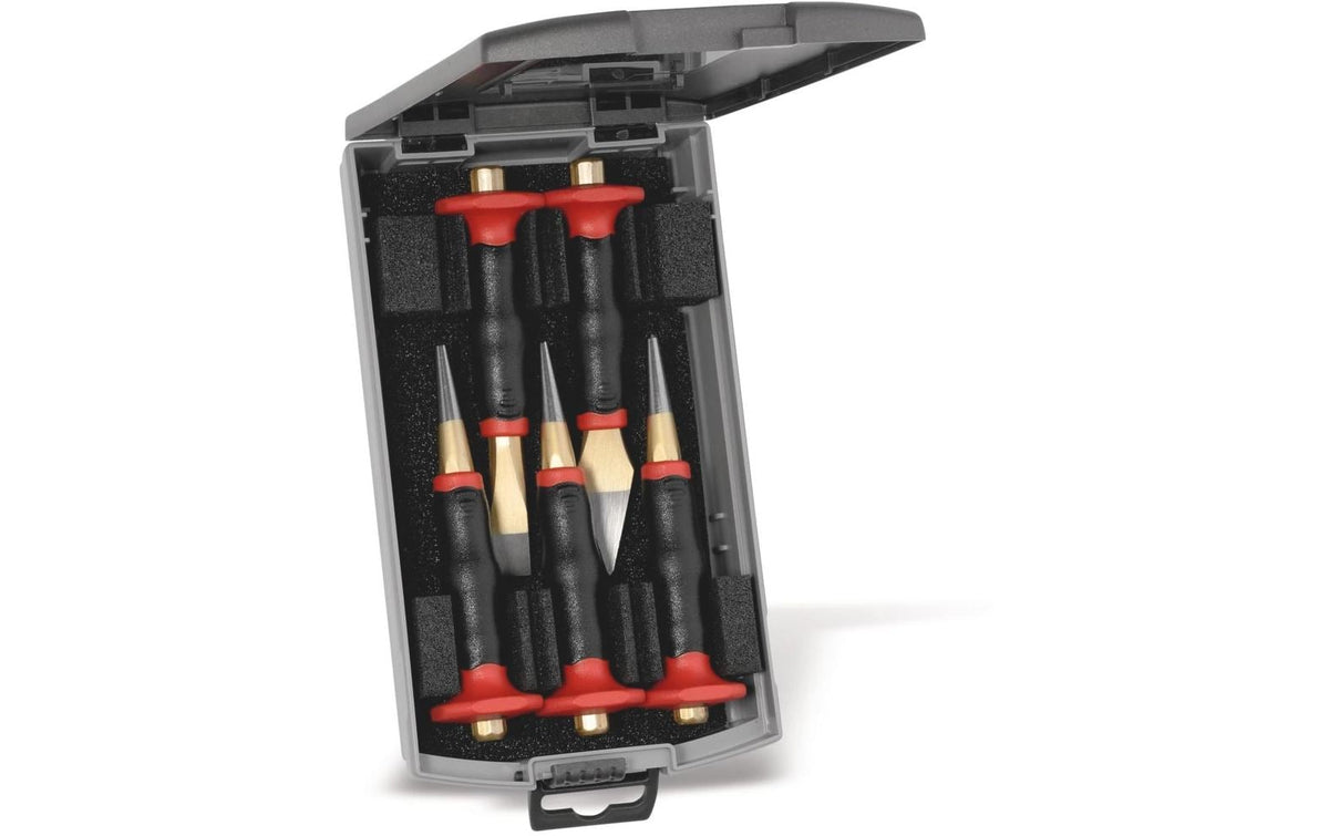 RENNSTEIG 9R 421 102 0 Flachmeissel – Kunststoff-Set