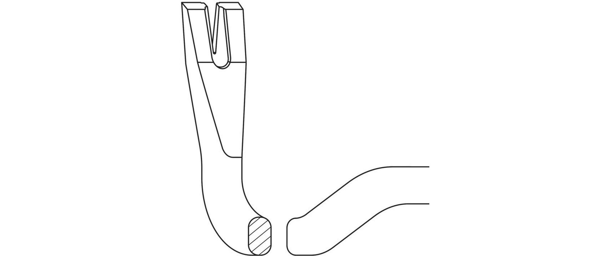 RENNSTEIG 9R 276 800 2 Nageleisen – Länge 800 mm, Breite 150 mm, 1,88 kg