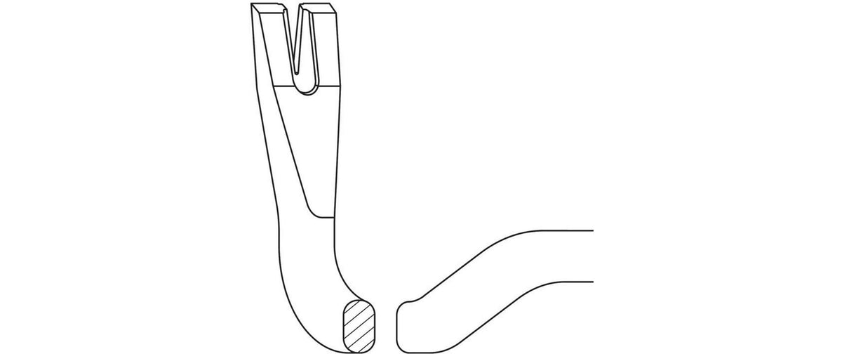 RENNSTEIG 9R 276 1000 2 Brechstange – Länge 1000 mm, 2.5 kg