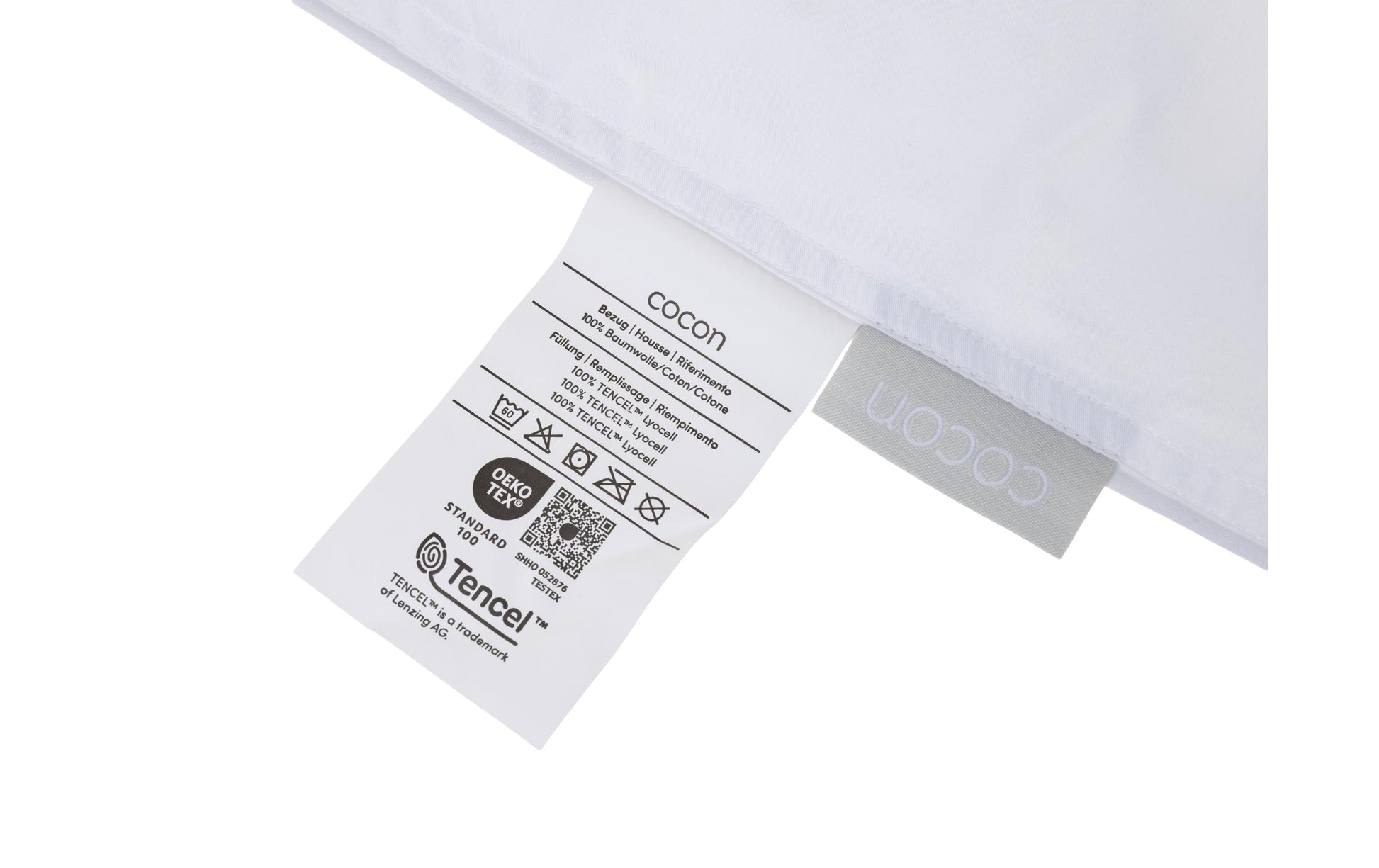 COCON Lyocell (TENCEL) Bettdecke – 160 × 210 cm – 1200 g – OEKO‑TEX Standard 100