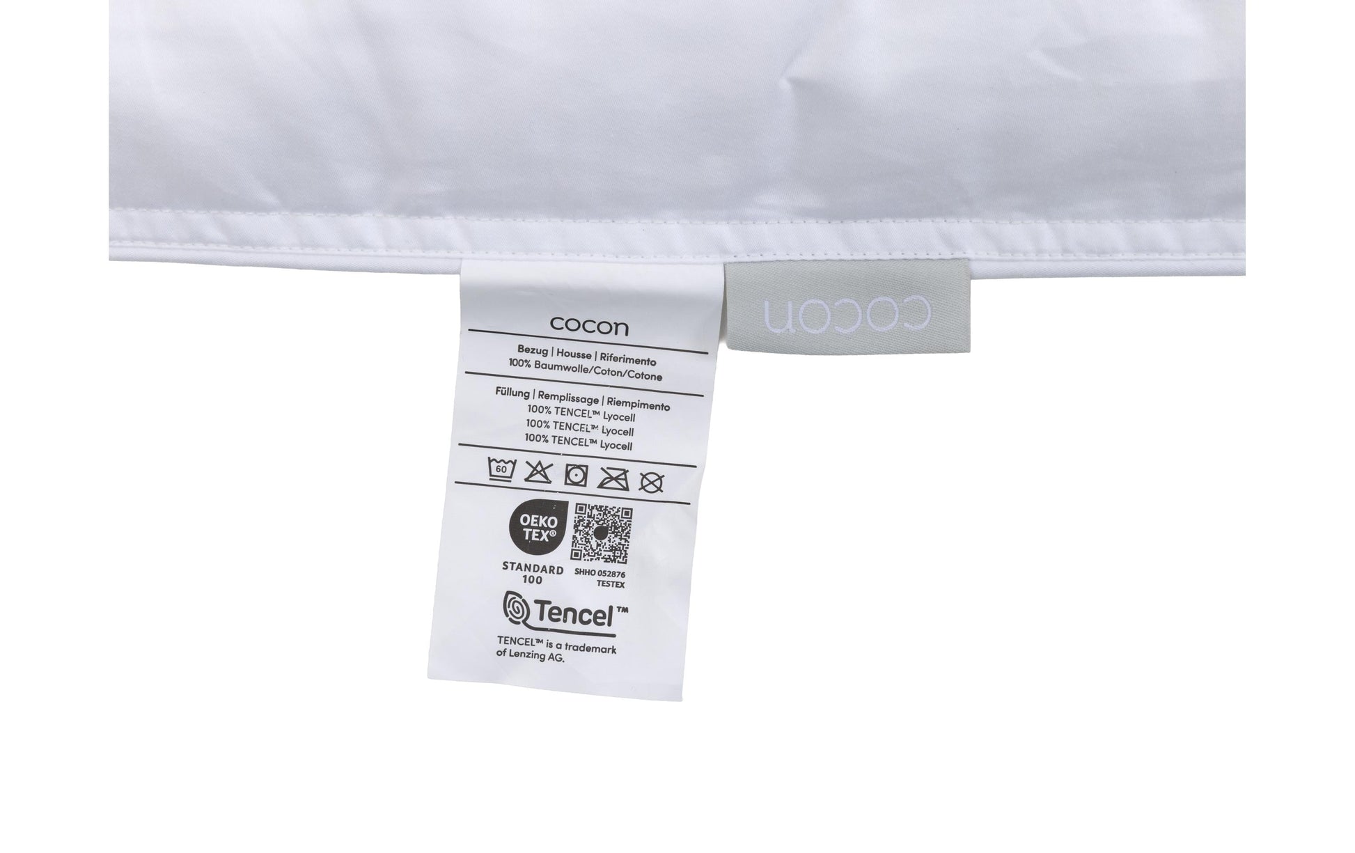COCON Lyocell (TENCEL) Bettdecke – 160 × 210 cm – 1200 g – OEKO‑TEX Standard 100