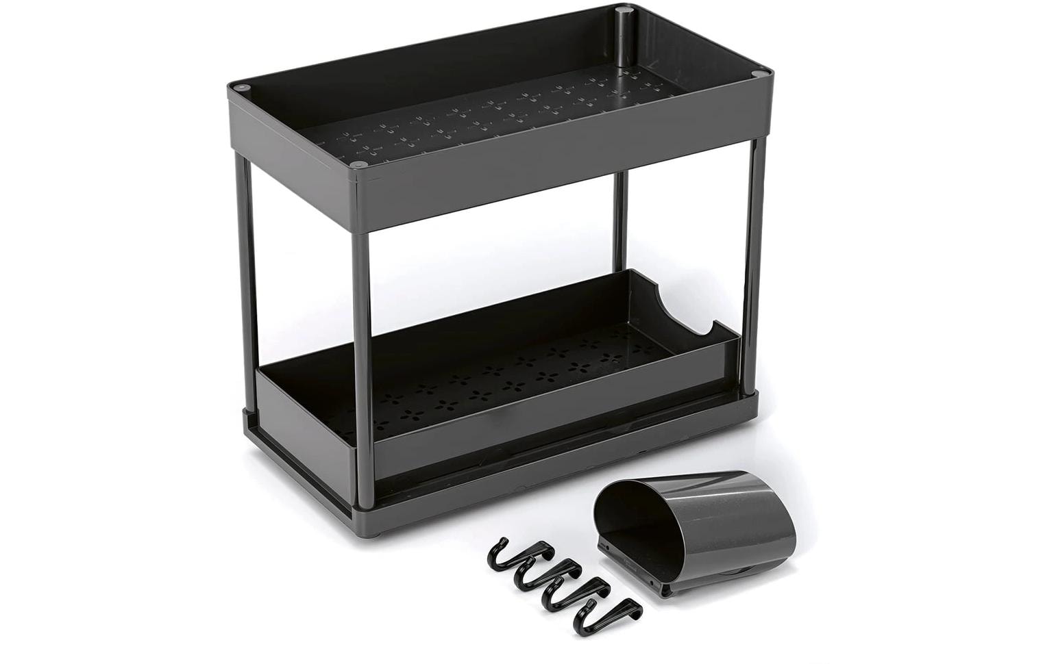 Easymaxx Schubladeneinsatz – schwarz – 215 × 360 × 395 mm