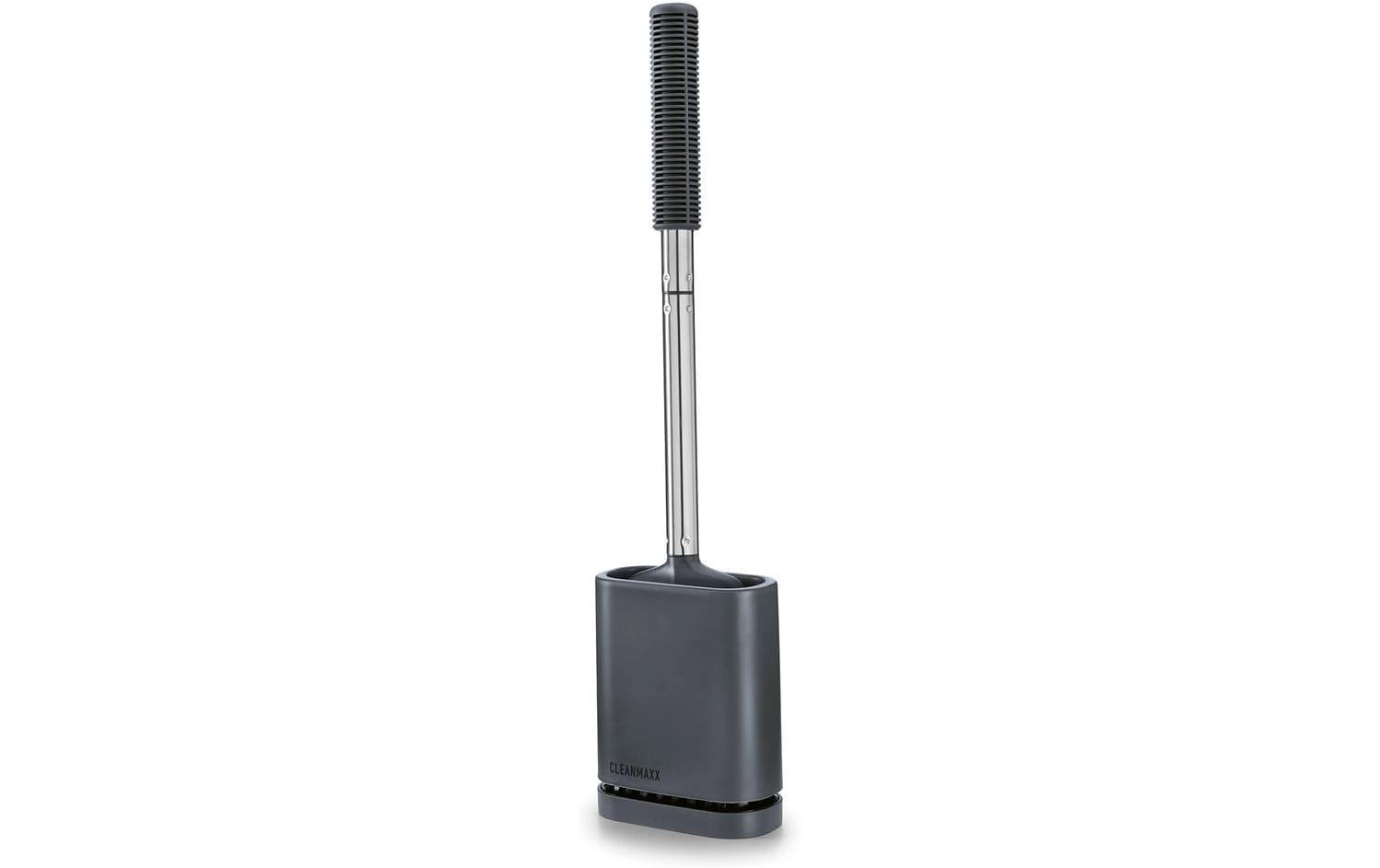 Cleanmaxx WC-Bürstenset – Edelstahl, Grau, Wandmontiert