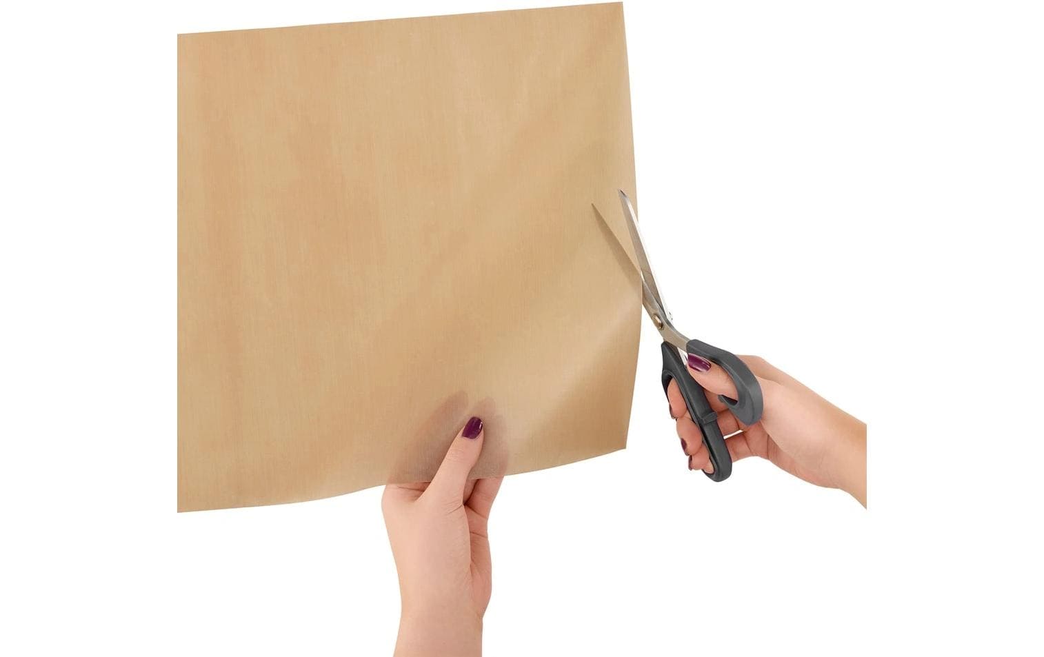 Easymaxx GOURMETmaxx – Backmatte 45 × 33 cm, Glasfasergewebe, Braun, 2 Stk.