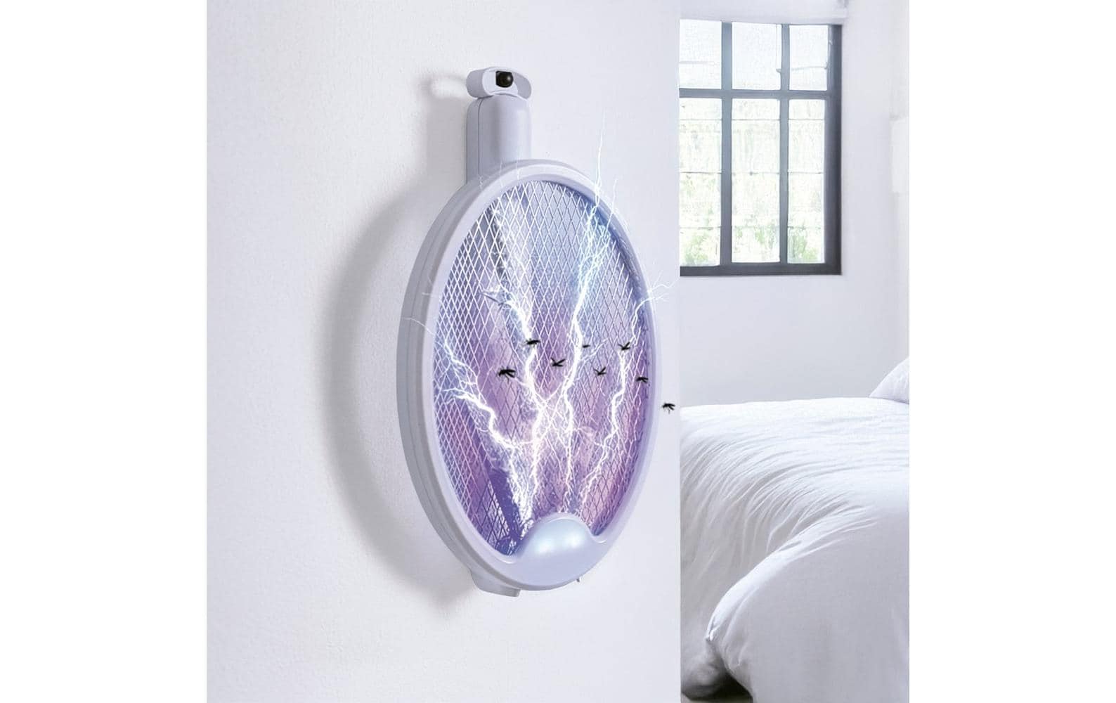 EASYmaxx Insektenfalle – weiss – klappbar, 5 V, inkl. USB-Kabel – für Insekten