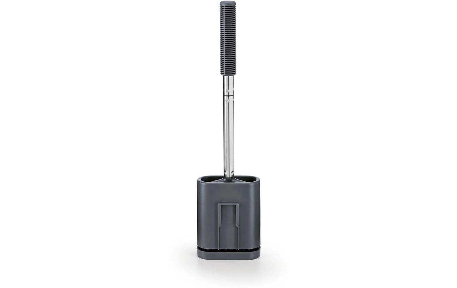 Cleanmaxx WC-Bürstenset – Edelstahl, Grau, Wandmontiert