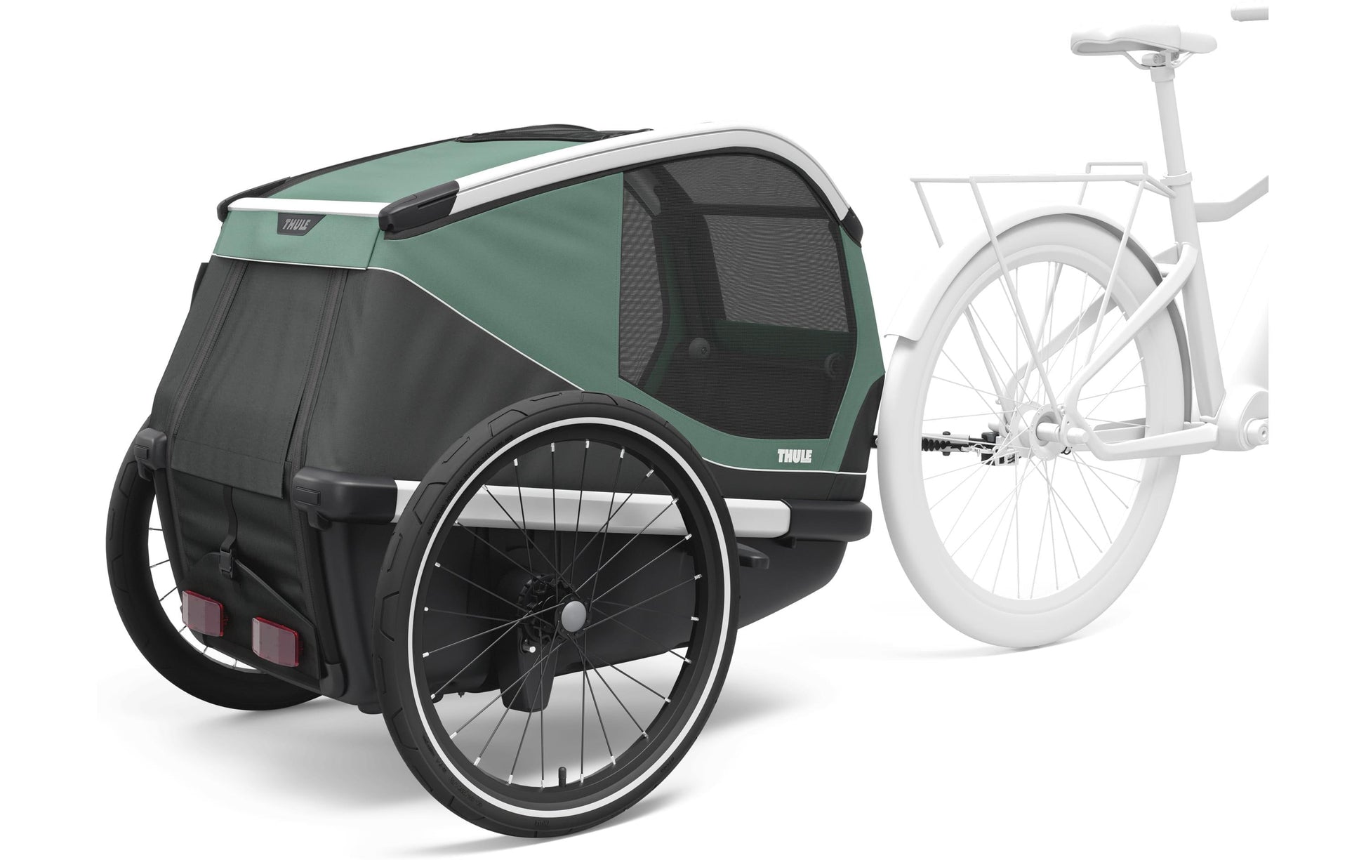 Thule Fahrradanhänger Dog Bexey M – für Hunde bis 35 kg – 430×610×840 mm