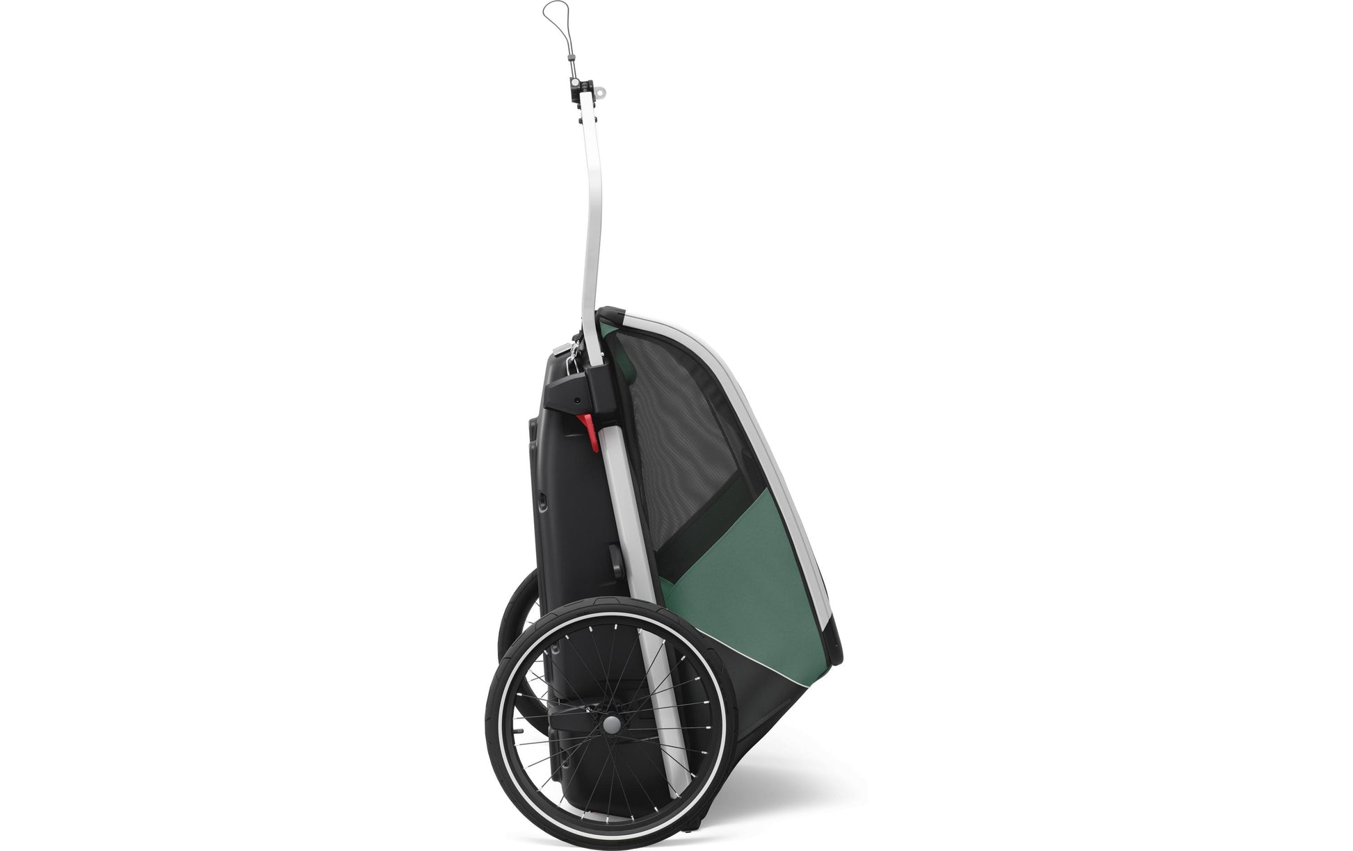 Thule Hundeanhänger Dog Bexey L – für Fahrrad – bis 45 kg, 530×750×910 mm – grün