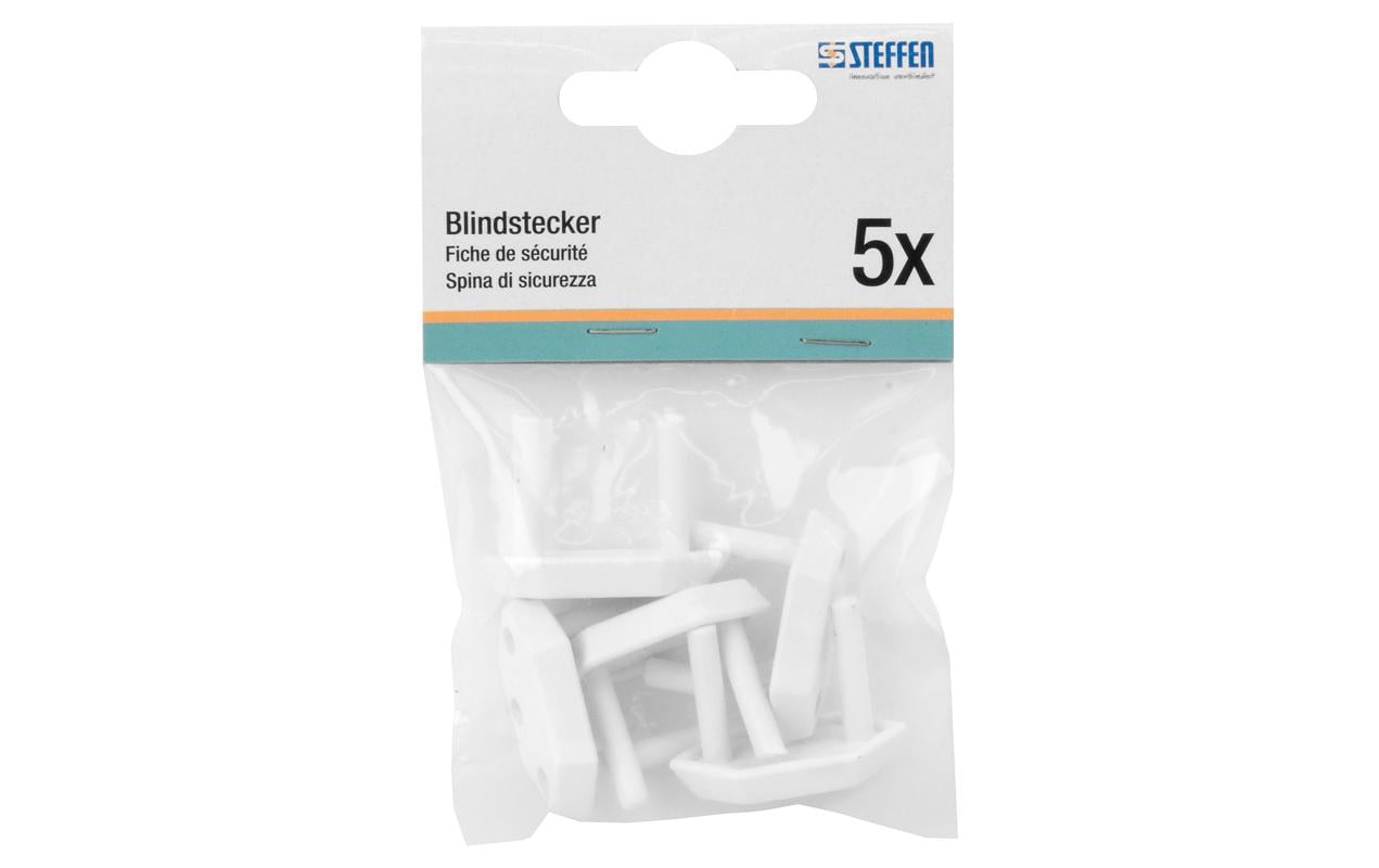 Steffen Blindstecker, Berührungsschutz, 30×25×20 mm – weiss