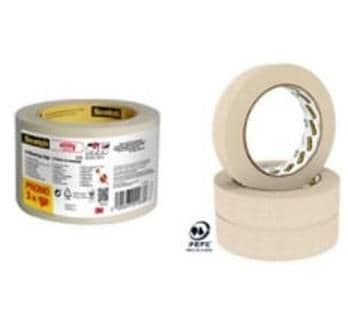 Scotch Malerband, Beige – 24 mm × 50 m, 3 Rollen