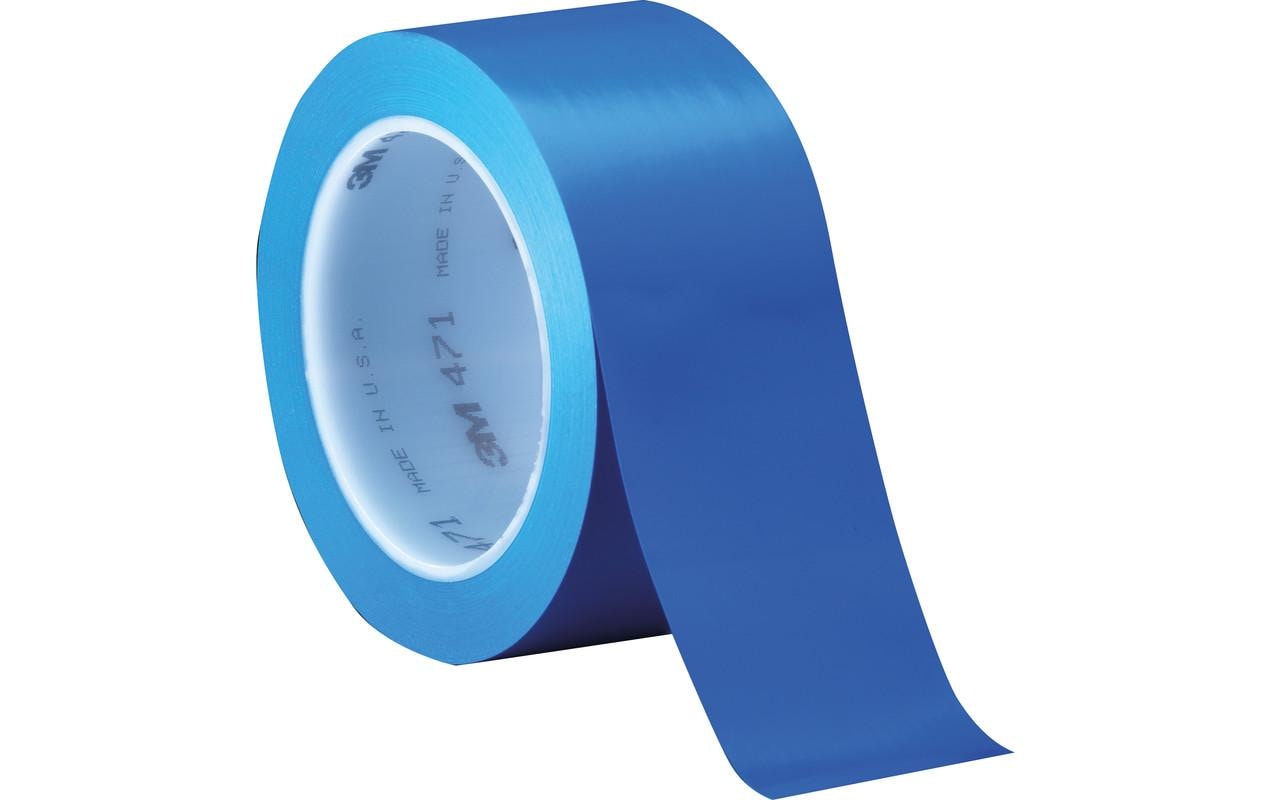 3M 471 Elektro-Isolierband – 51 mm × 32,9 m, blau, PVC, permanent, 1 Stück
