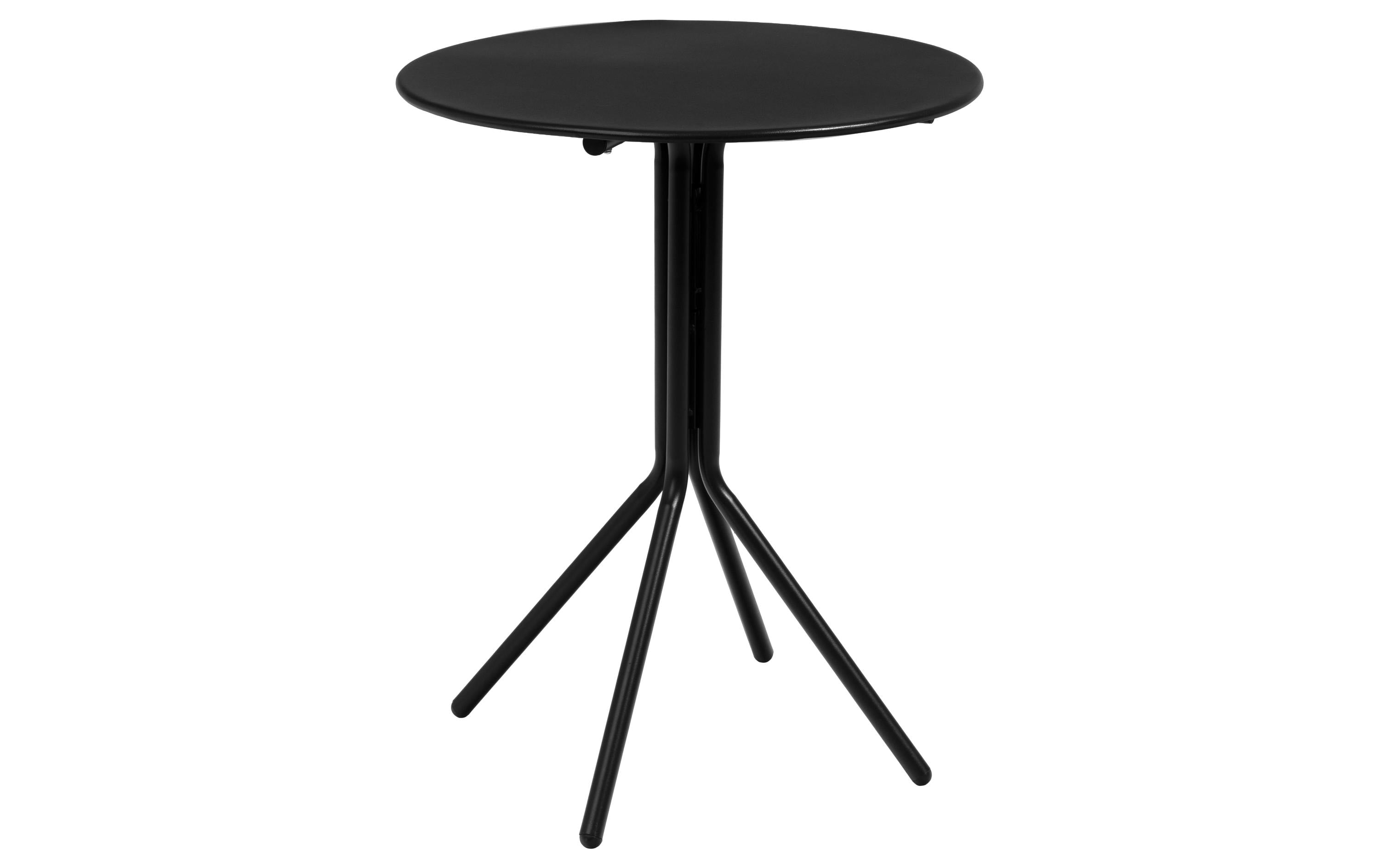 Cocon Bistro-Set – Schwarz – Stahl – Tisch Ø 57 × 70 cm – pulverbeschichtet