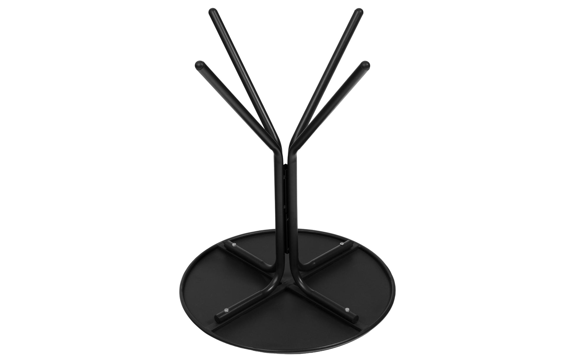Cocon Bistro-Set – Schwarz – Stahl – Tisch Ø 57 × 70 cm – pulverbeschichtet