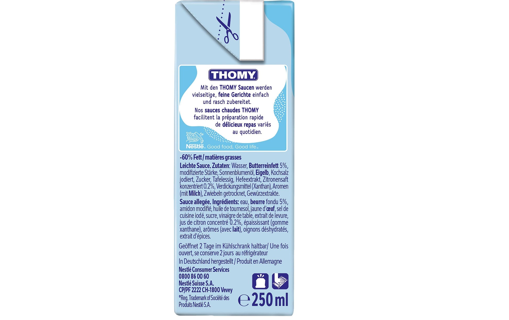 Thomy Hollandaise-Sauce Light – 250 ml