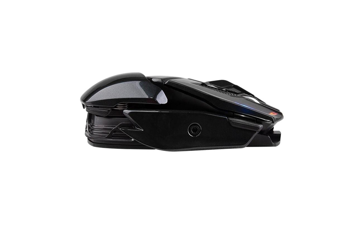 Mad Catz M.M.O. 7+ – Gaming-Maus – Kabellos (2,4 GHz), Kabelgebunden (USB-C), 26000 DPI, Rechts, Schwarz