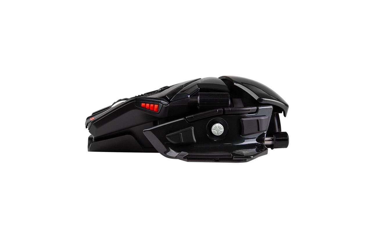 Mad Catz M.M.O. 7+ – Gaming-Maus – Kabellos (2,4 GHz), Kabelgebunden (USB-C), 26000 DPI, Rechts, Schwarz