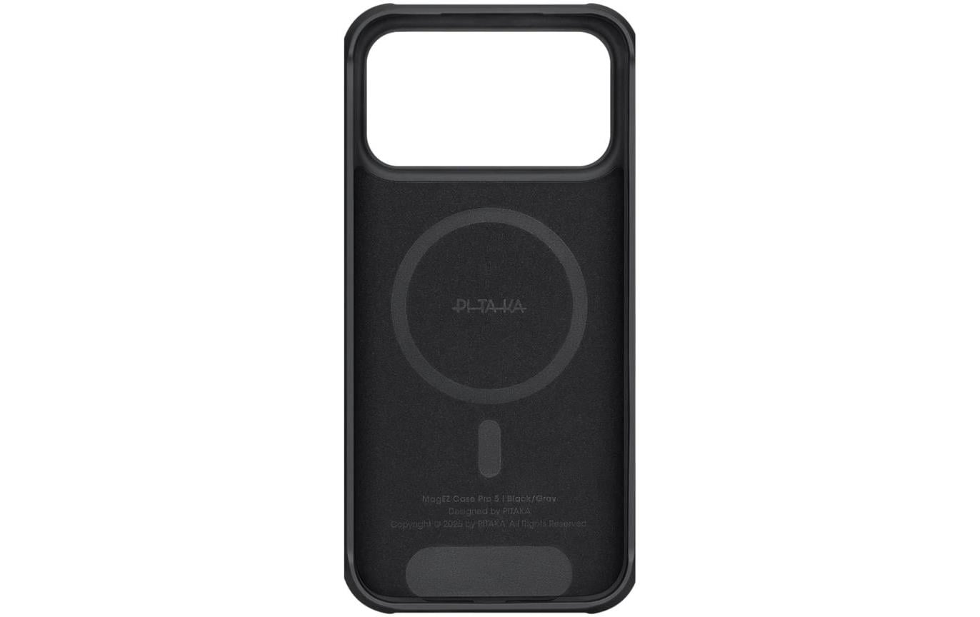 Pitaka Aramid Case ProGuard Backcover – für Apple iPhone 17 Pro Max, Schwarz/Grau, bis 2,44 m sturzsicher