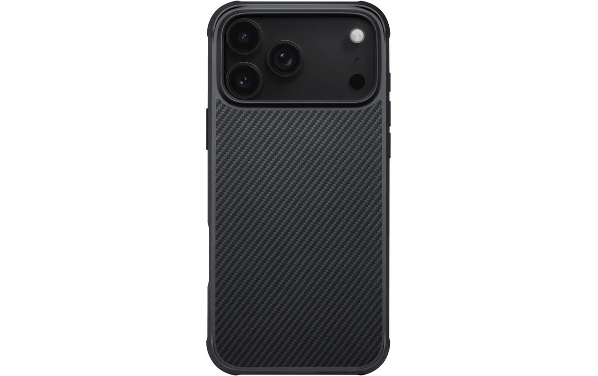 Pitaka Aramid Case ProGuard Backcover – für Apple iPhone 17 Pro, MagSafe, Grau/Schwarz, bis 2,44 m Sturzsicher