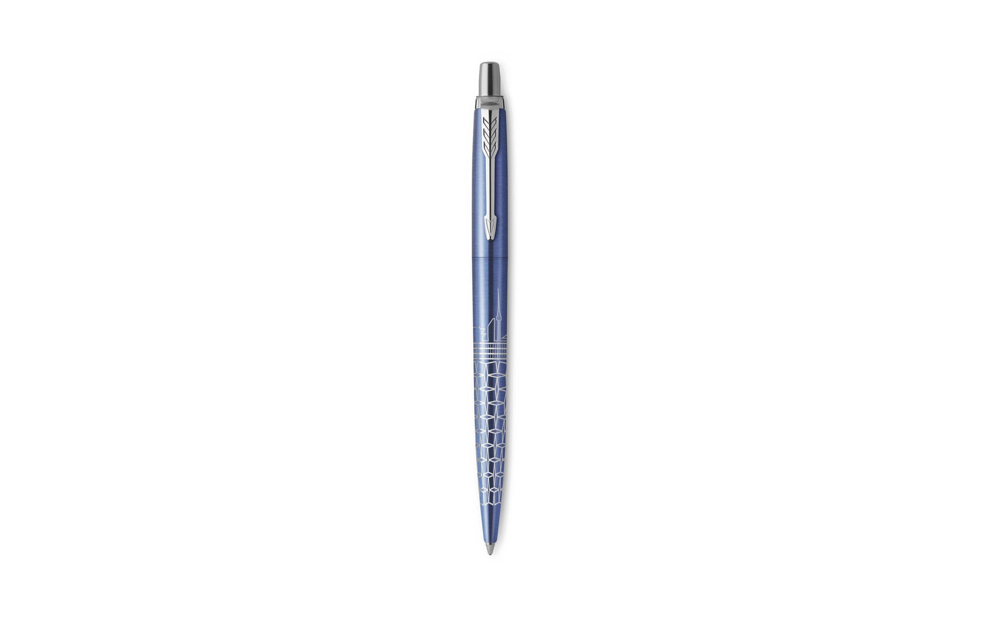 Parker Jotter SE Seoul Kugelschreiber – Blau, pulverbeschichteter Edelstahlschaft, nachfüllbar