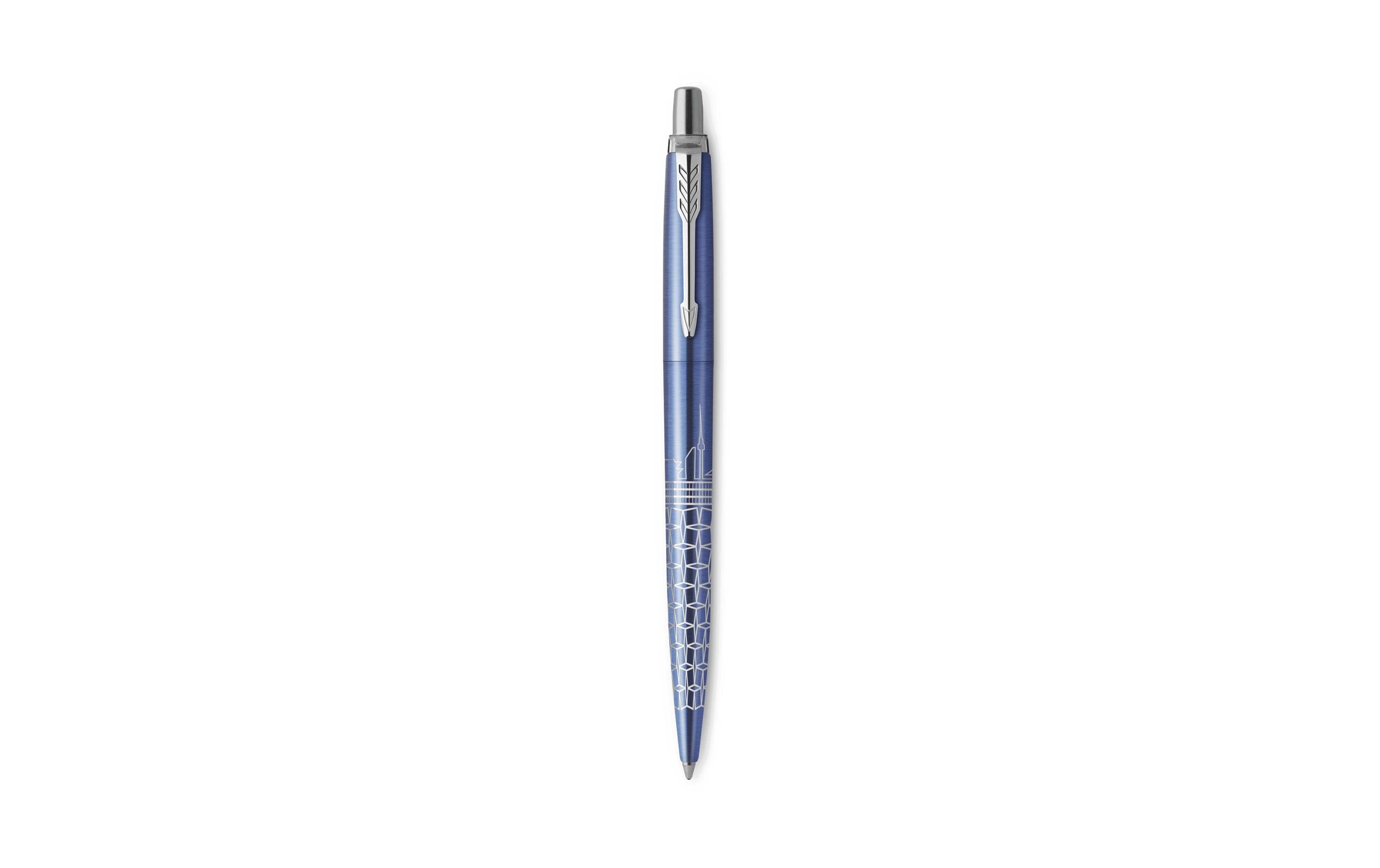 Parker Jotter SE Seoul Kugelschreiber – Blau, pulverbeschichteter Edelstahlschaft, nachfüllbar