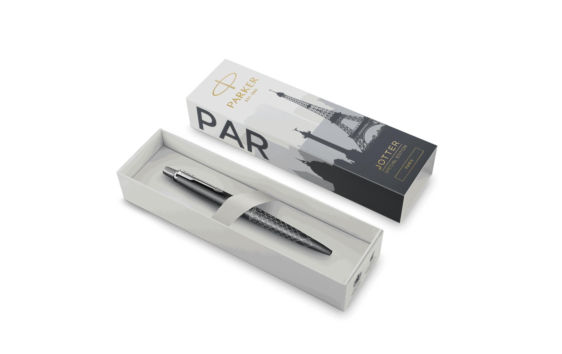Parker Jotter Special Edition Kugelschreiber – Blau, Mittel, Edelstahl, Schwarz, nachfüllbar
