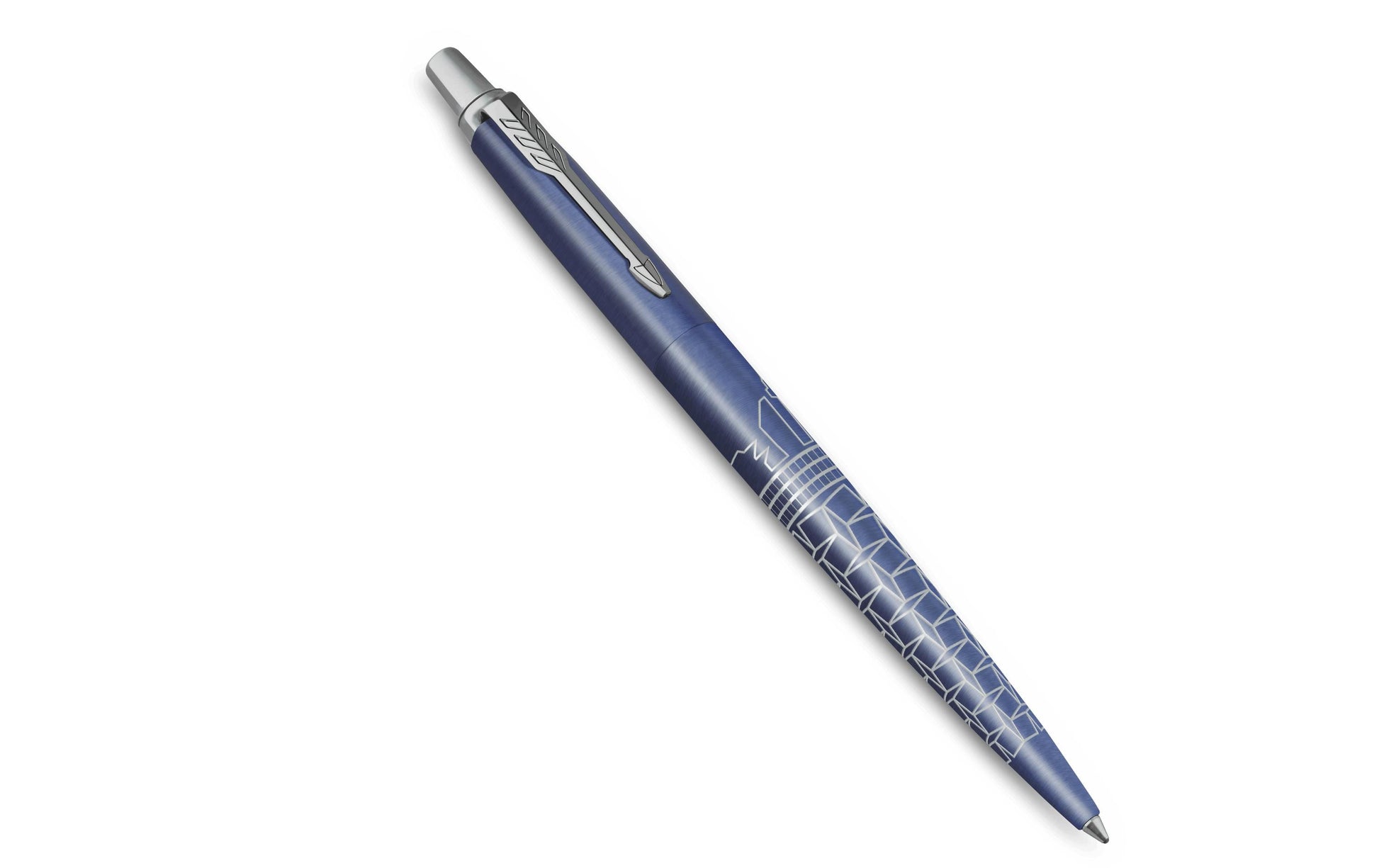 Parker Jotter SE Seoul Kugelschreiber – Blau, pulverbeschichteter Edelstahlschaft, nachfüllbar