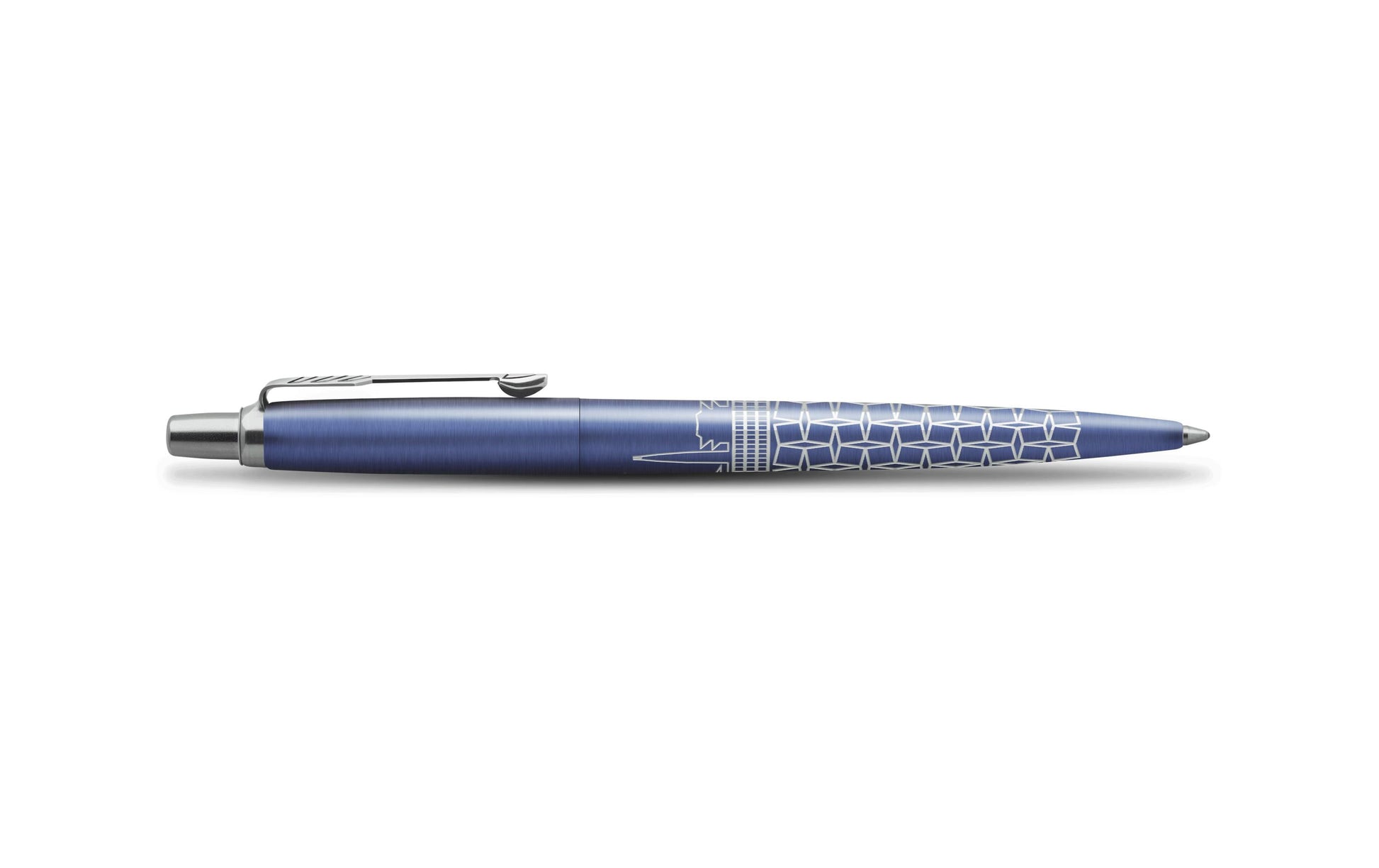 Parker Jotter SE Seoul Kugelschreiber – Blau, pulverbeschichteter Edelstahlschaft, nachfüllbar